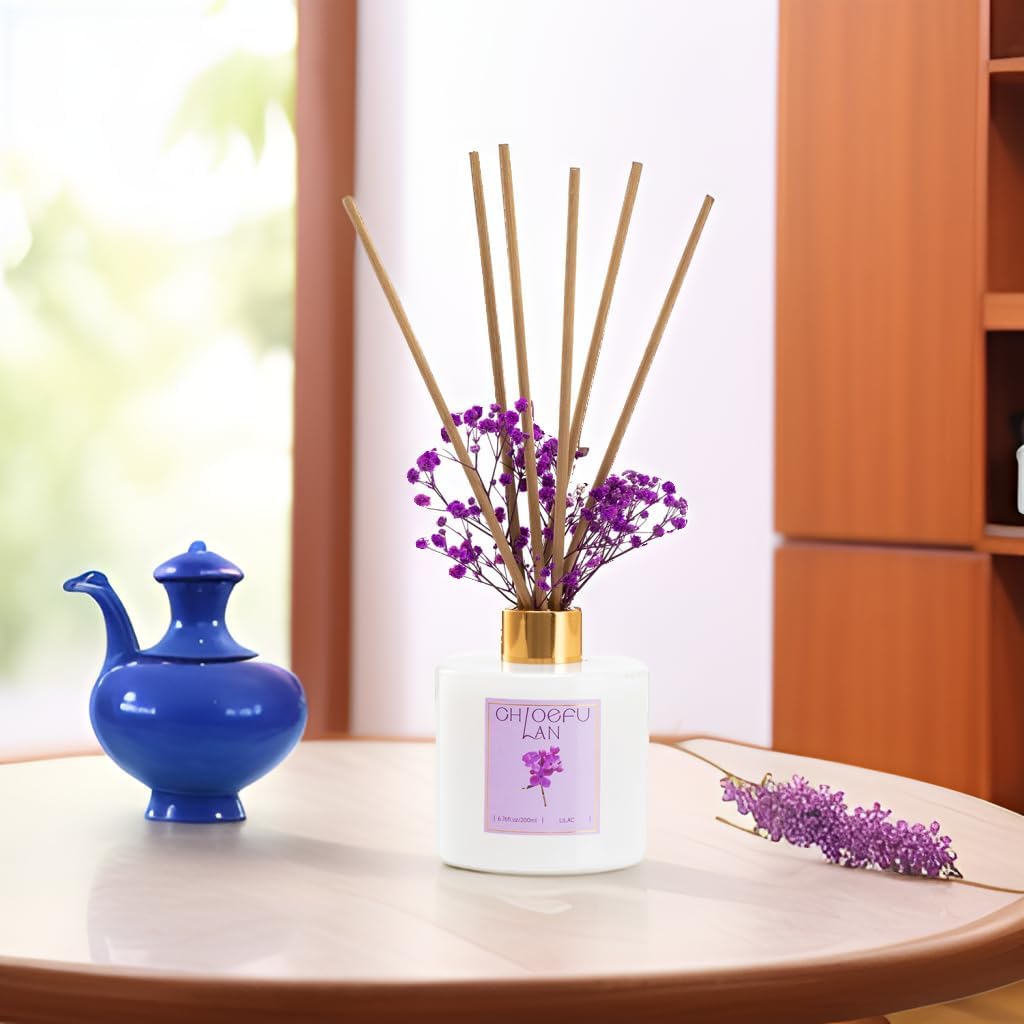 Chloefu LAN Hotel Scented Oil Diffuser Refill 7.05 oz Natural Essential Scented Oil - Best for Aromatherapy, SPA and Home, 0% Alcohol, Unique Blend to Promote Sleep & Relieve Stress
