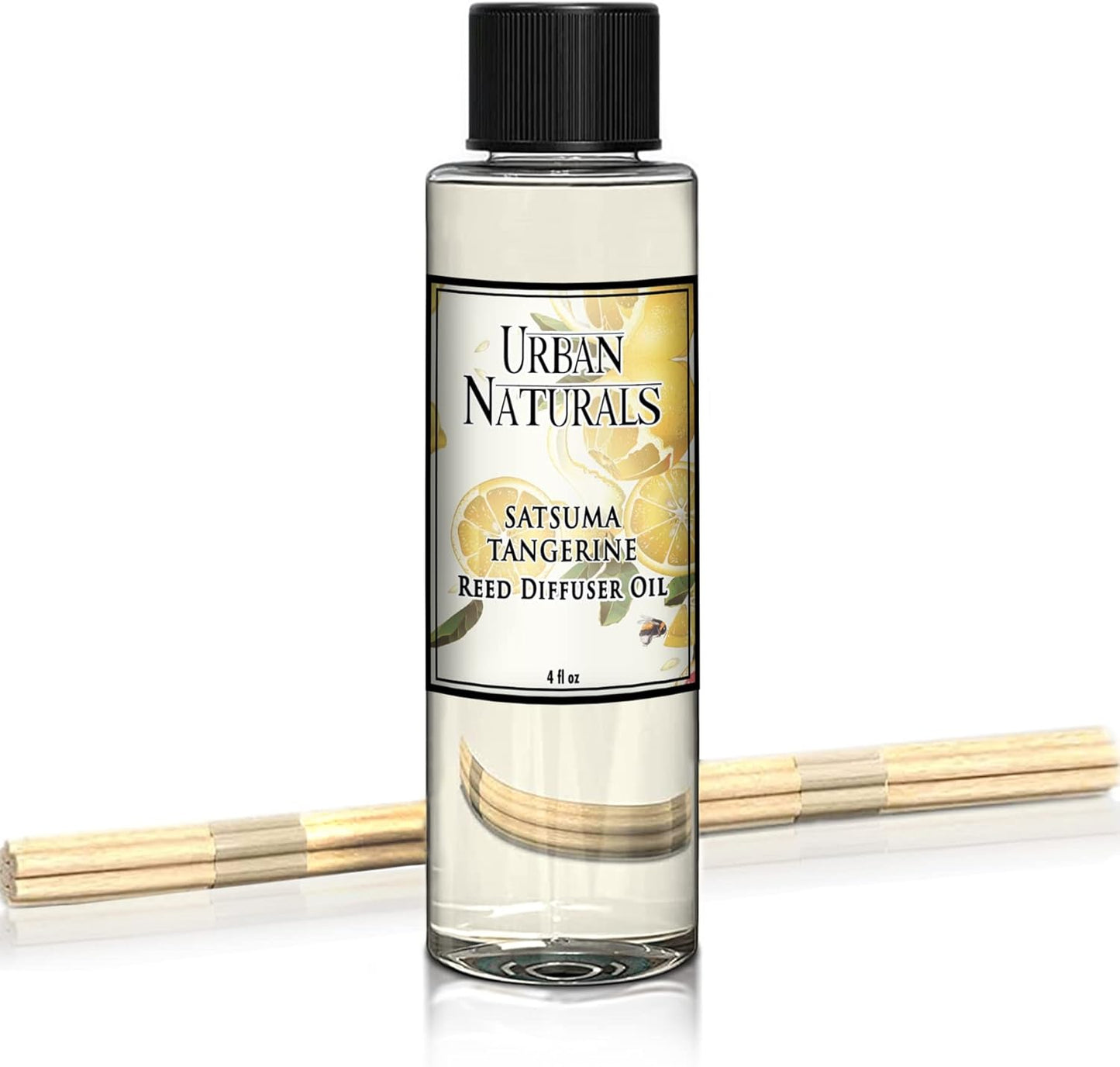 Urban Naturals Eucalyptus & Sage Oil Reed Diffuser Refill | Eucalyptus, Sage, Mint, Lime and Cedarwood| Includes a Free Set of Reed Sticks! 4 oz