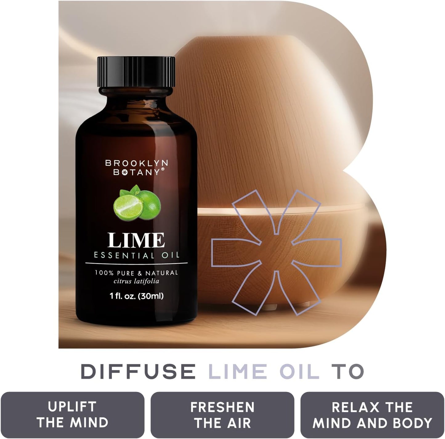 Brooklyn Botany Peppermint Essential Oil - 100% Pure and Natural - Premium Grade with Dropper - for Aromatherapy and Diffuser