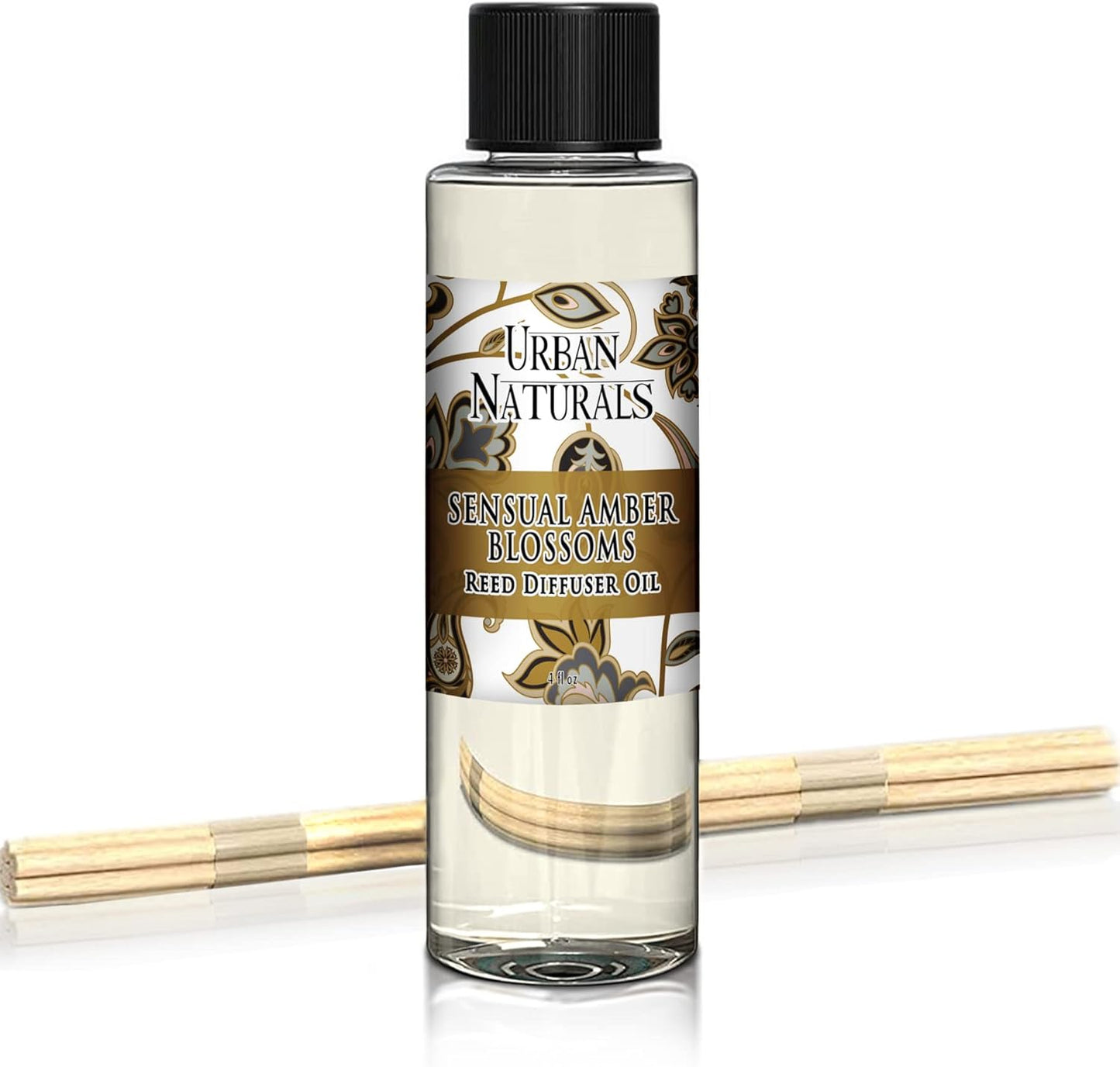 Urban Naturals Eucalyptus & Sage Oil Reed Diffuser Refill | Eucalyptus, Sage, Mint, Lime and Cedarwood| Includes a Free Set of Reed Sticks! 4 oz