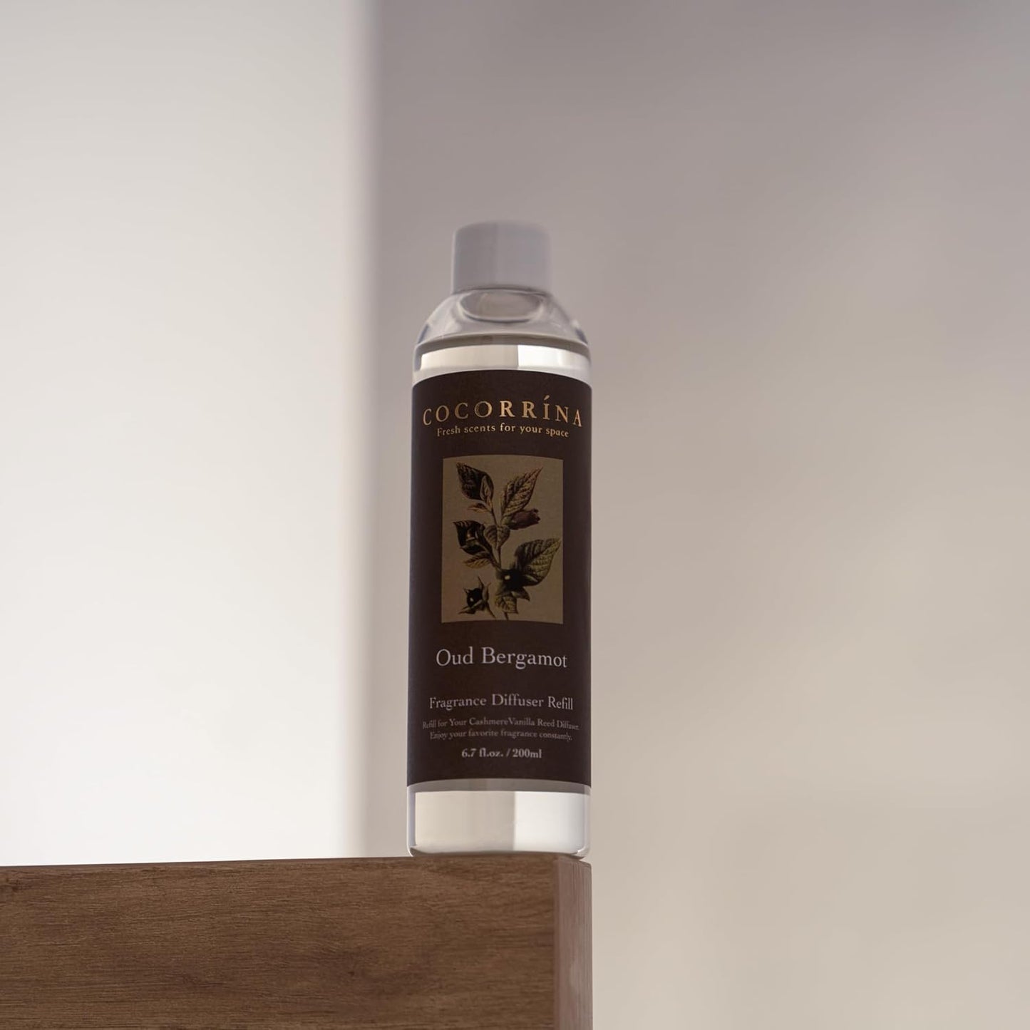 COCORRÍNA Reed Diffuser Refill - Cashmere Vanilla 6.7 oz. Scented Oil for Reed Diffuser Home Fragrance for Bedroom, Bathroom Home Decor