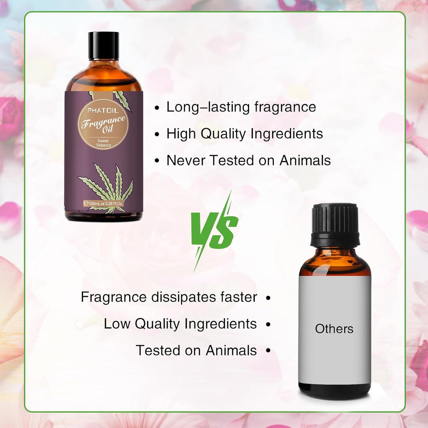 PHATOIL 3.38 FL.OZ Coconut & Vanilla Fragrance Oils for Aromatherapy, Essential Oils for Diffusers for Home, Perfect for Diffuser, Yoga, DIY Candle and Soap Making - 100ml