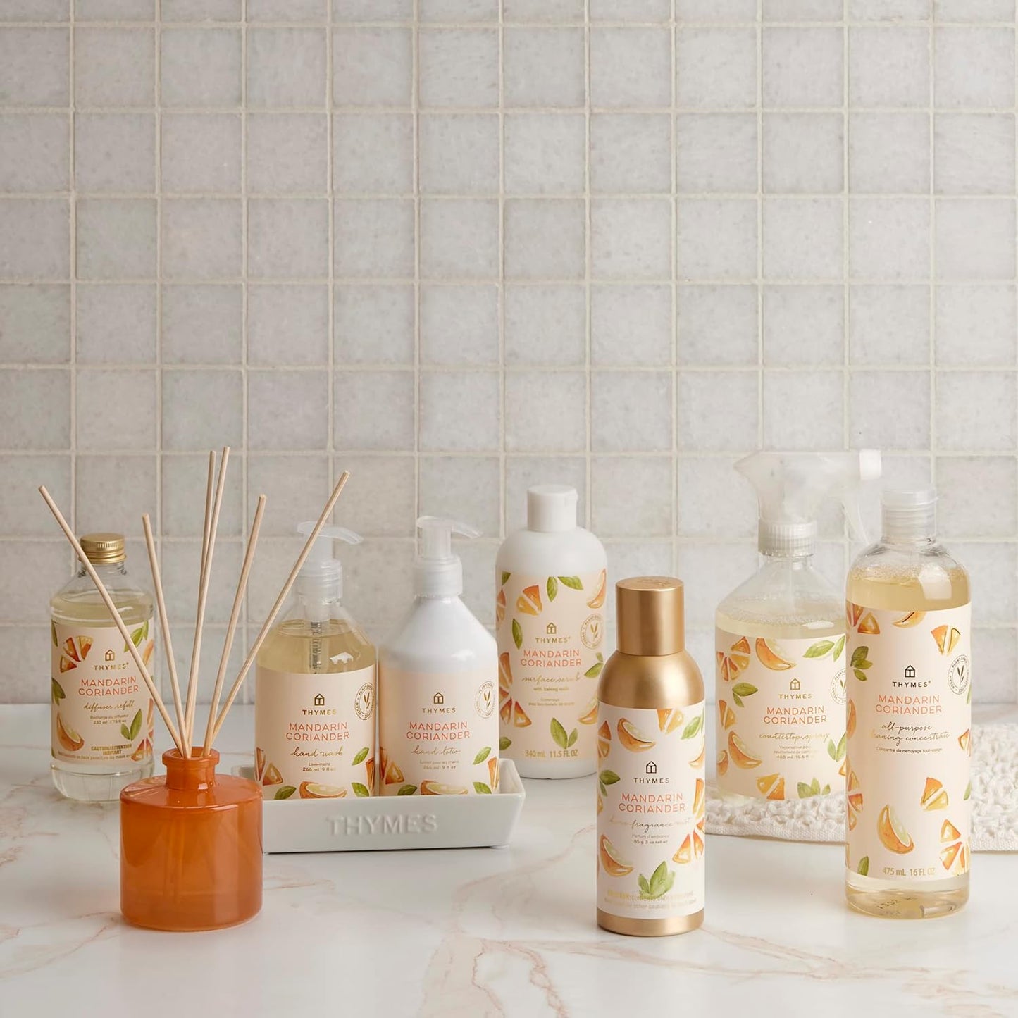 Thymes Frasier Fir Reed Diffuser Oil Refill – Home Fragrance Oil for Diffuser – Holiday Reed Diffuser Refill – Just-Cut Forest Oil Scents for Diffuser – Aromatherapy Diffuser Oils Scents (7.75 fl oz)