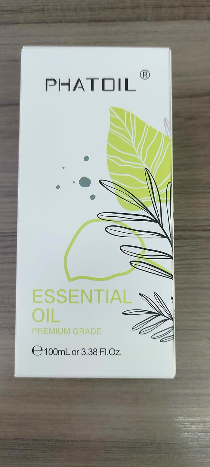 PHATOIL 3.38 FL.OZ Coconut & Vanilla Fragrance Oils for Aromatherapy, Essential Oils for Diffusers for Home, Perfect for Diffuser, Yoga, DIY Candle and Soap Making - 100ml