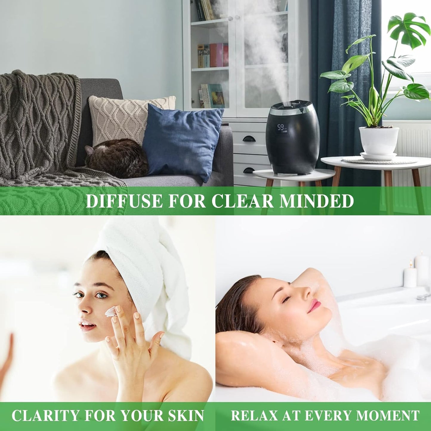 MAYJAM Essential Oil for Diffusers, Essential Oil with Premium Glass Dropper