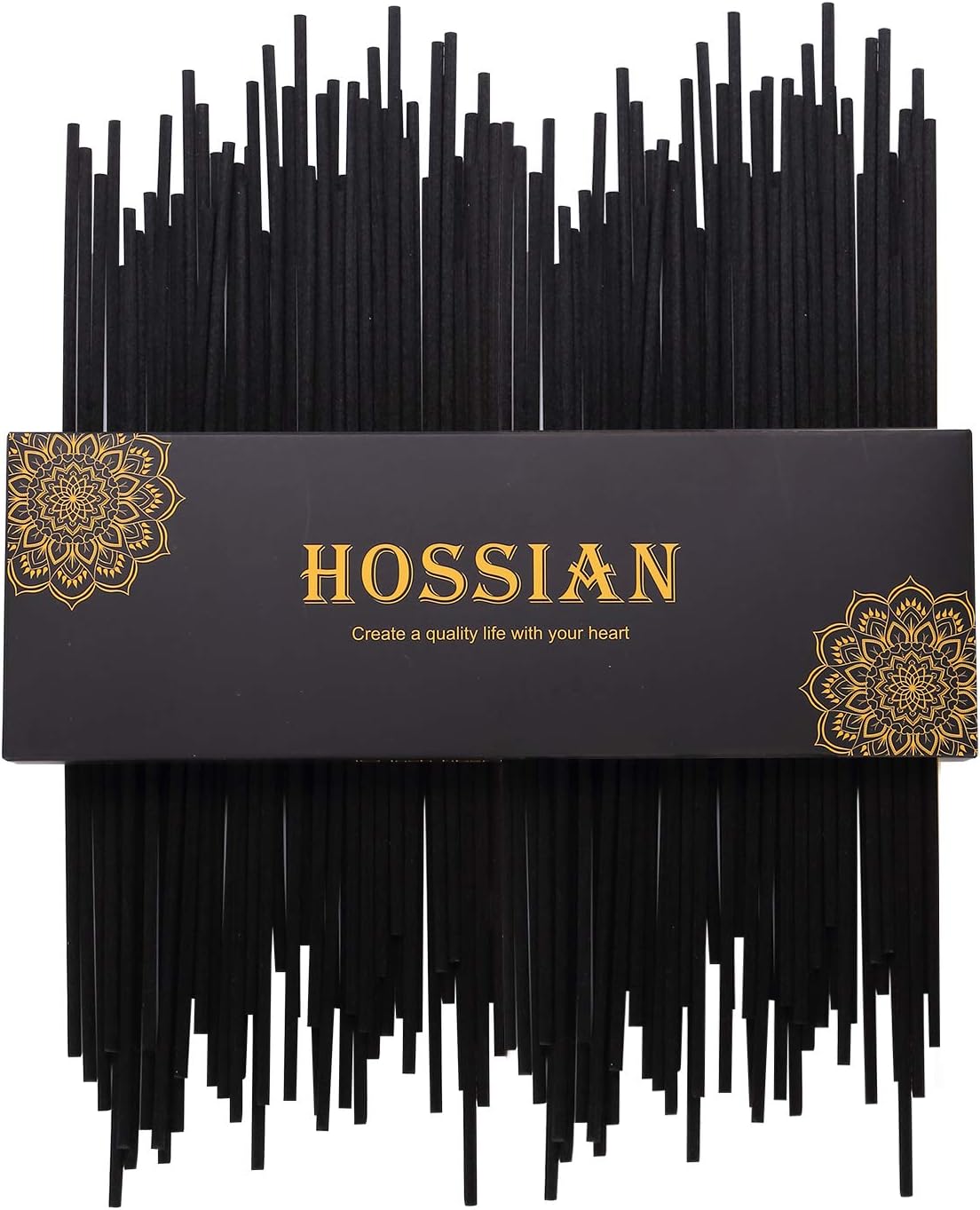 HOSSIAN 100PCS Reed Diffuser Sticks-Natural Rattan Wood Sticks Reed diffusers-Reed Sticks-Replacement for Aroma Fragrance reeds for Essential Oil Diffusers Refills