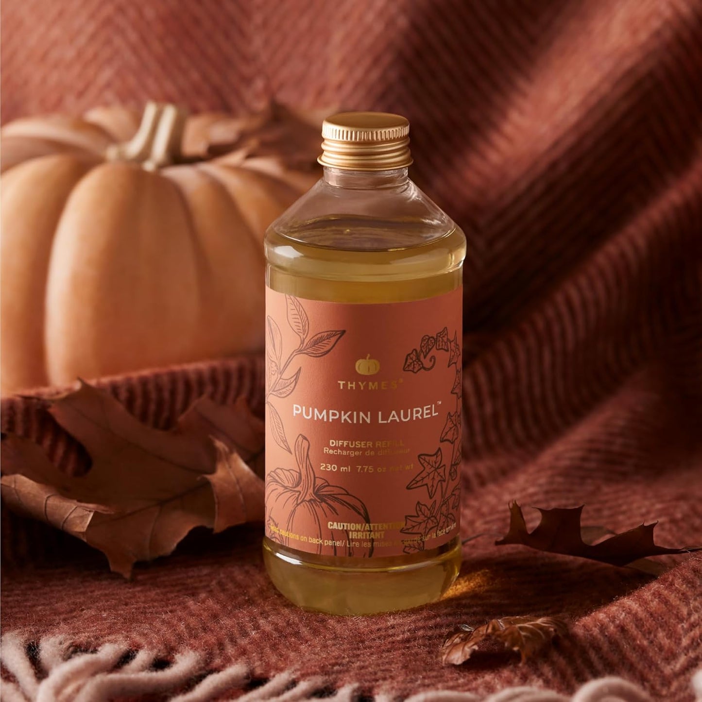 Thymes Frasier Fir Reed Diffuser Oil Refill – Home Fragrance Oil for Diffuser – Holiday Reed Diffuser Refill – Just-Cut Forest Oil Scents for Diffuser – Aromatherapy Diffuser Oils Scents (7.75 fl oz)