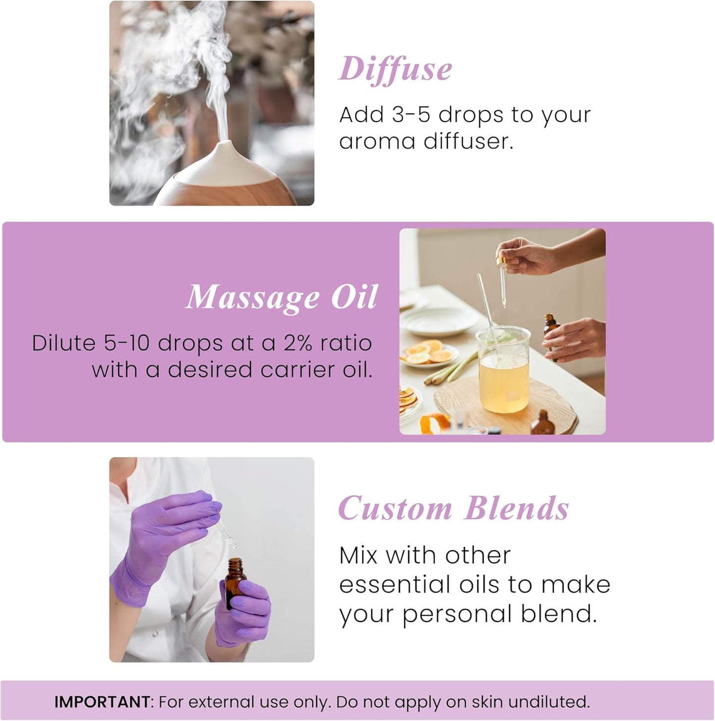 Lavender Essential Oil - Huge 4 Fl Oz - 100% Pure and Natural - Premium Grade Essential Oil for Diffuser and Aromatherapy