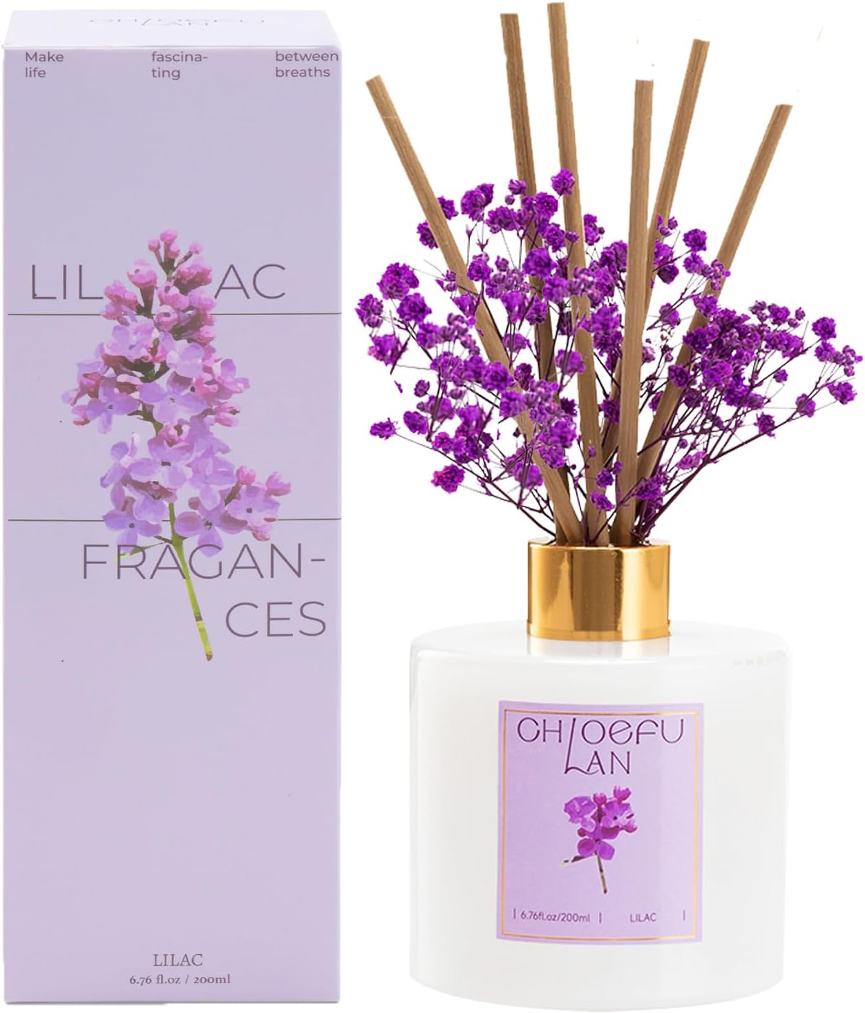 Chloefu LAN Hotel Scented Oil Diffuser Refill 7.05 oz Natural Essential Scented Oil - Best for Aromatherapy, SPA and Home, 0% Alcohol, Unique Blend to Promote Sleep & Relieve Stress