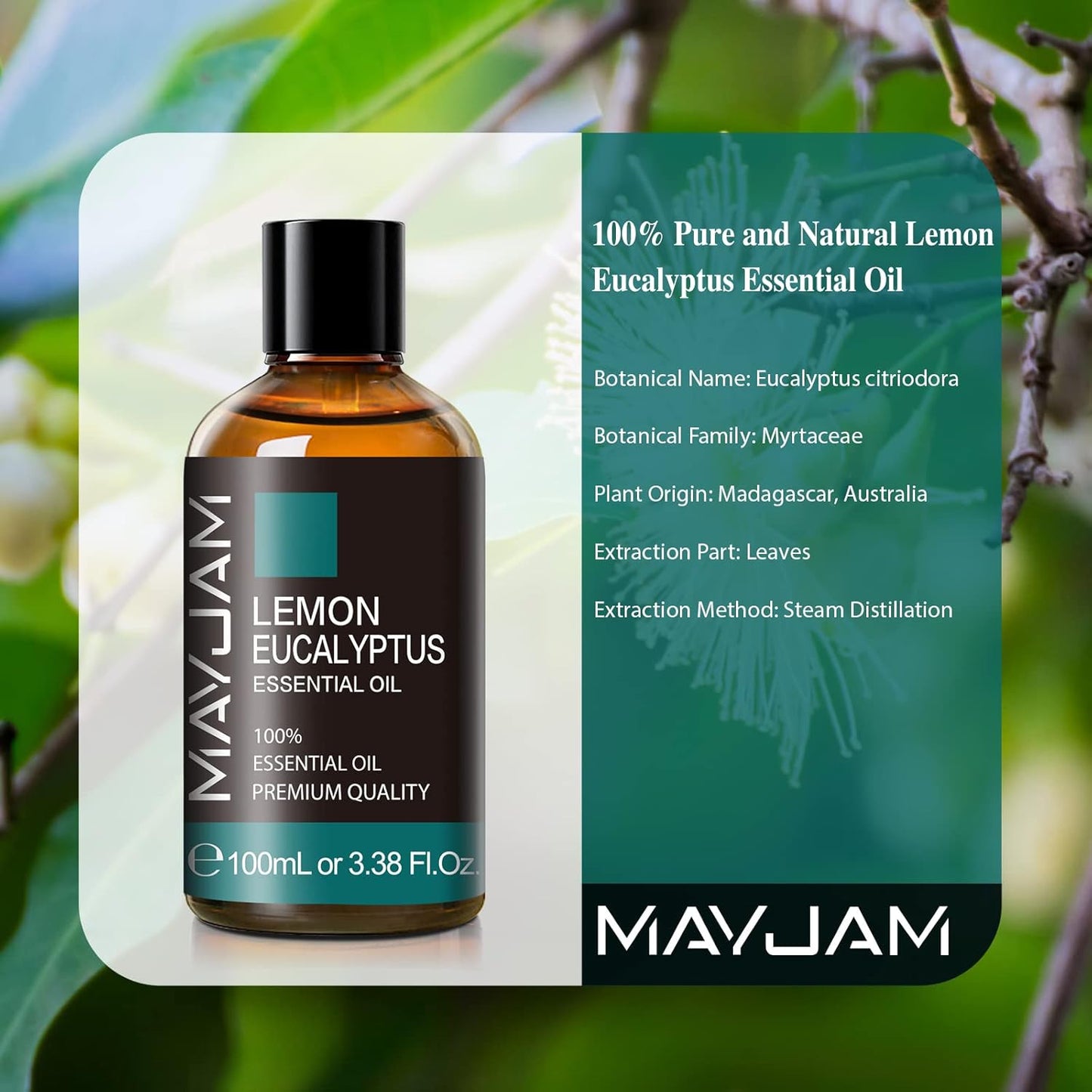 MAYJAM Essential Oil for Diffusers, Essential Oil with Premium Glass Dropper