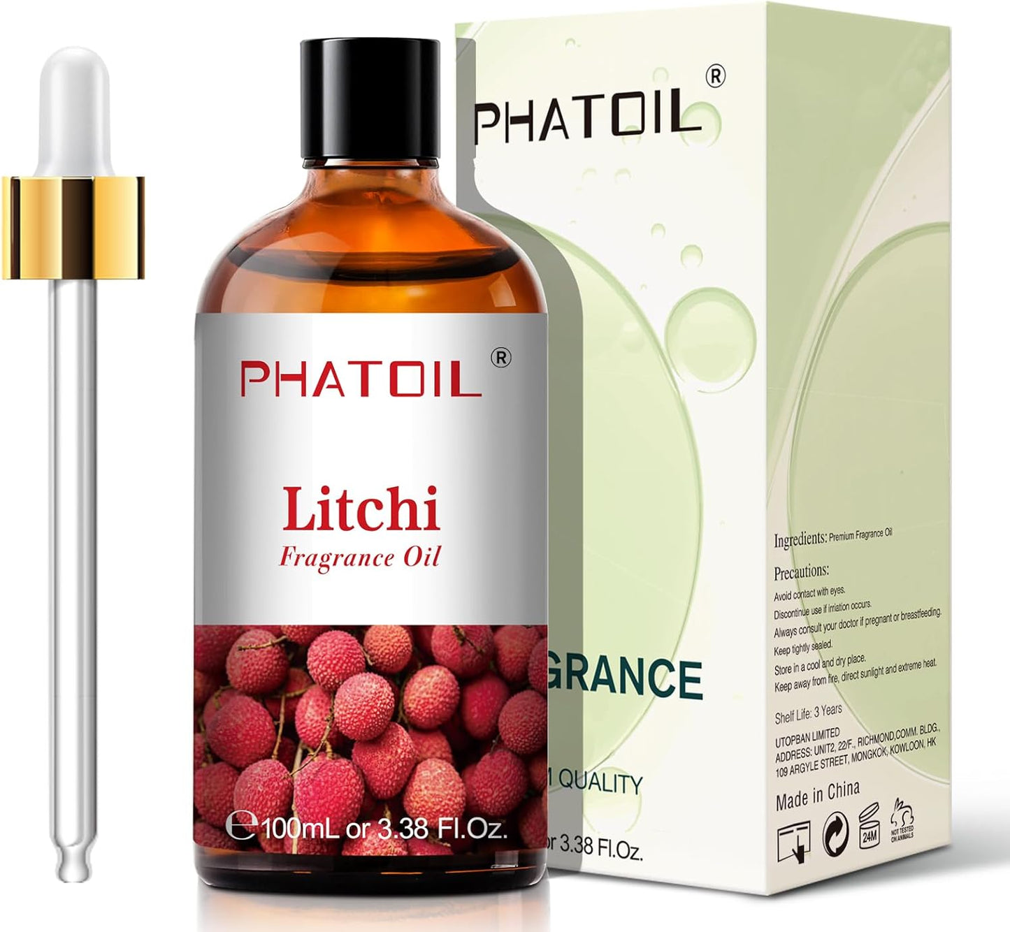 PHATOIL 3.38 FL.OZ Coconut & Vanilla Fragrance Oils for Aromatherapy, Essential Oils for Diffusers for Home, Perfect for Diffuser, Yoga, DIY Candle and Soap Making - 100ml