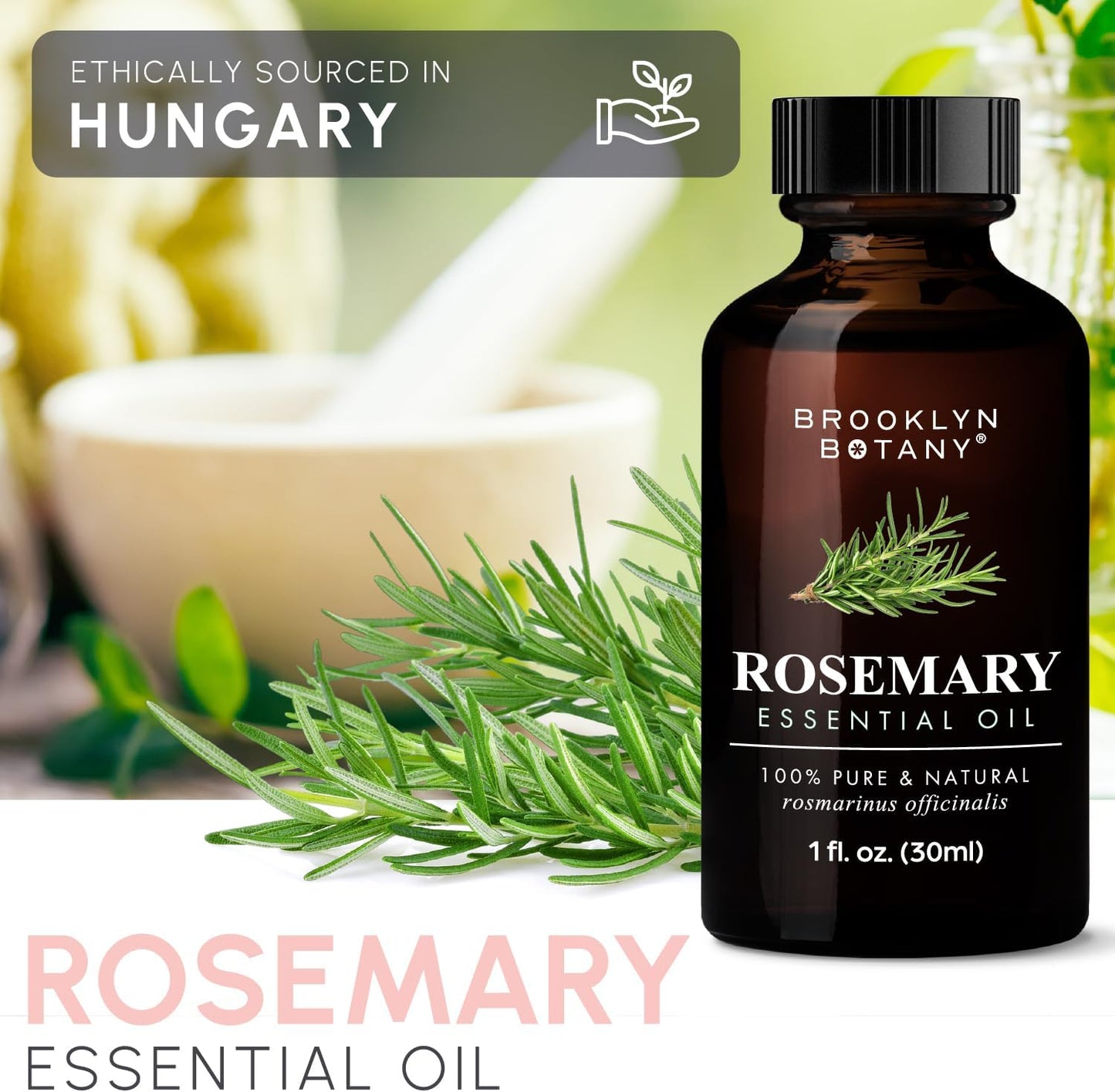 Brooklyn Botany Peppermint Essential Oil - 100% Pure and Natural - Premium Grade with Dropper - for Aromatherapy and Diffuser