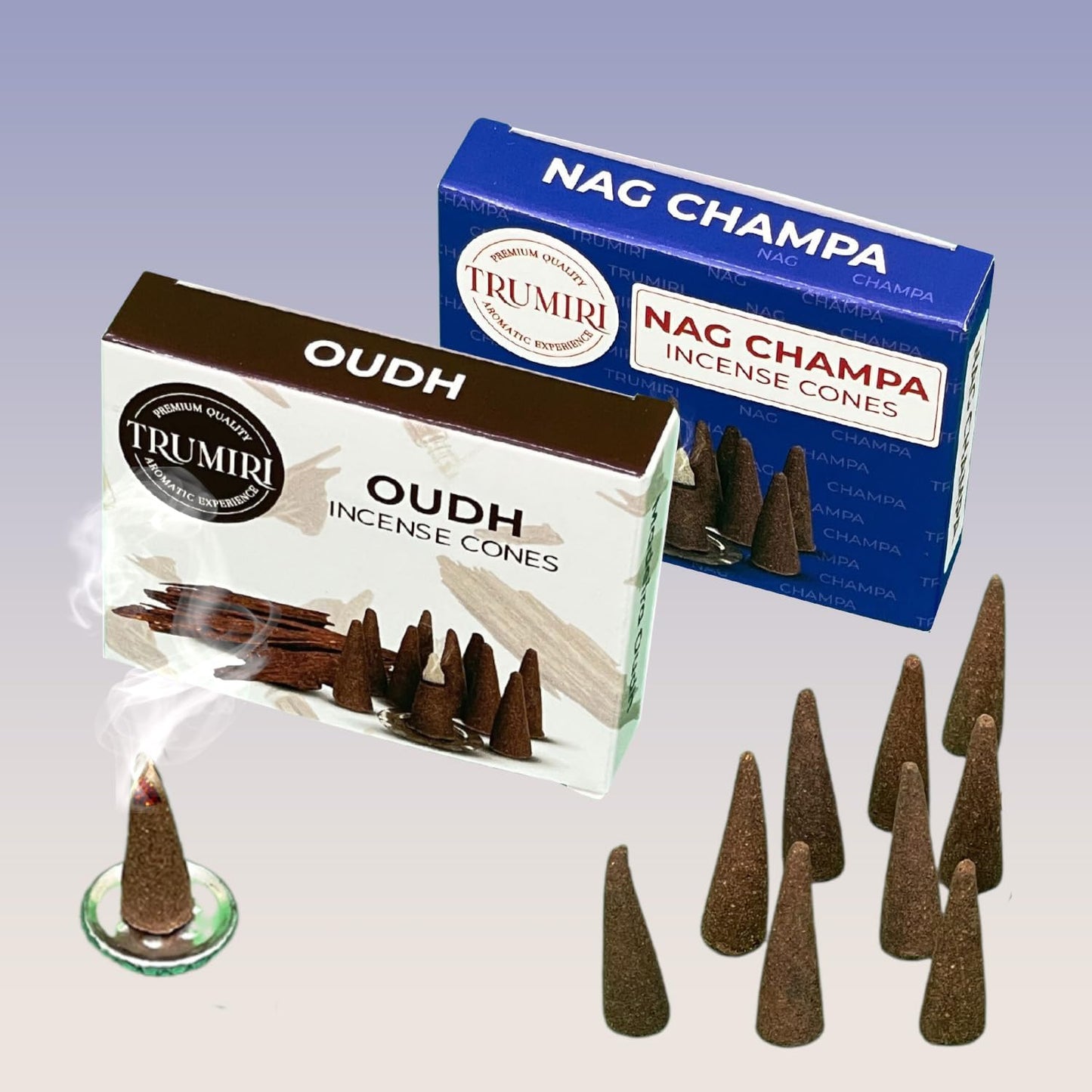 Incense Cones Combo Pack - 10 Cedar 10 Pine Scented Cones