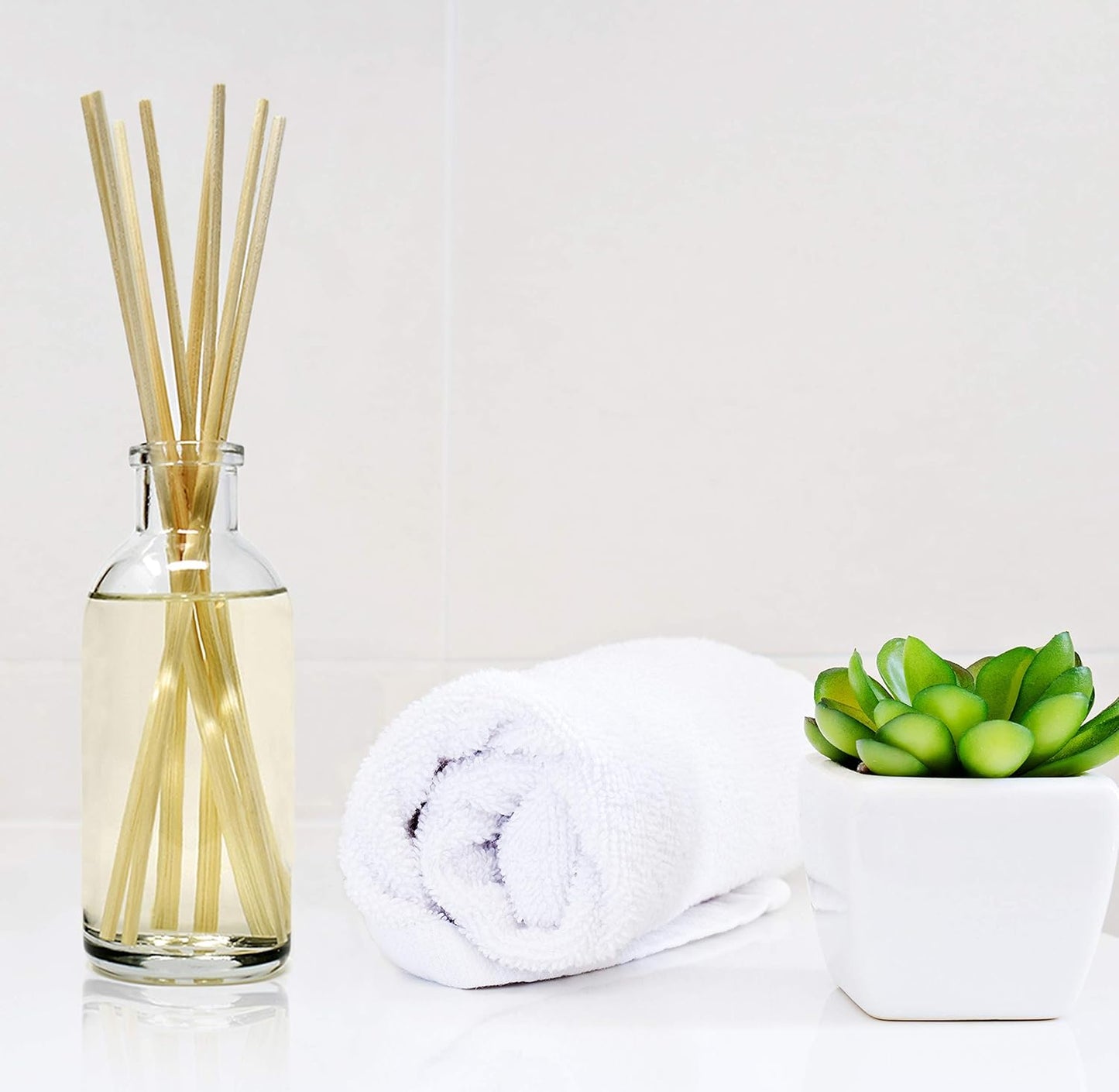 Urban Naturals Eucalyptus & Sage Oil Reed Diffuser Refill | Eucalyptus, Sage, Mint, Lime and Cedarwood| Includes a Free Set of Reed Sticks! 4 oz
