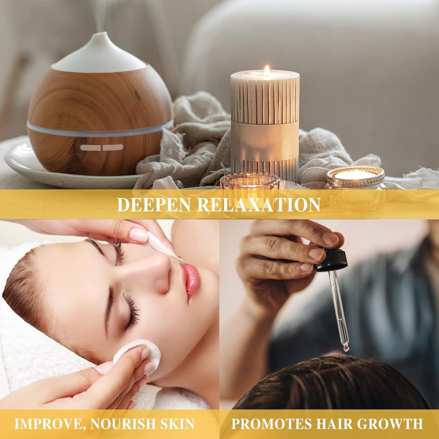 MAYJAM Essential Oil for Diffusers, Essential Oil with Premium Glass Dropper