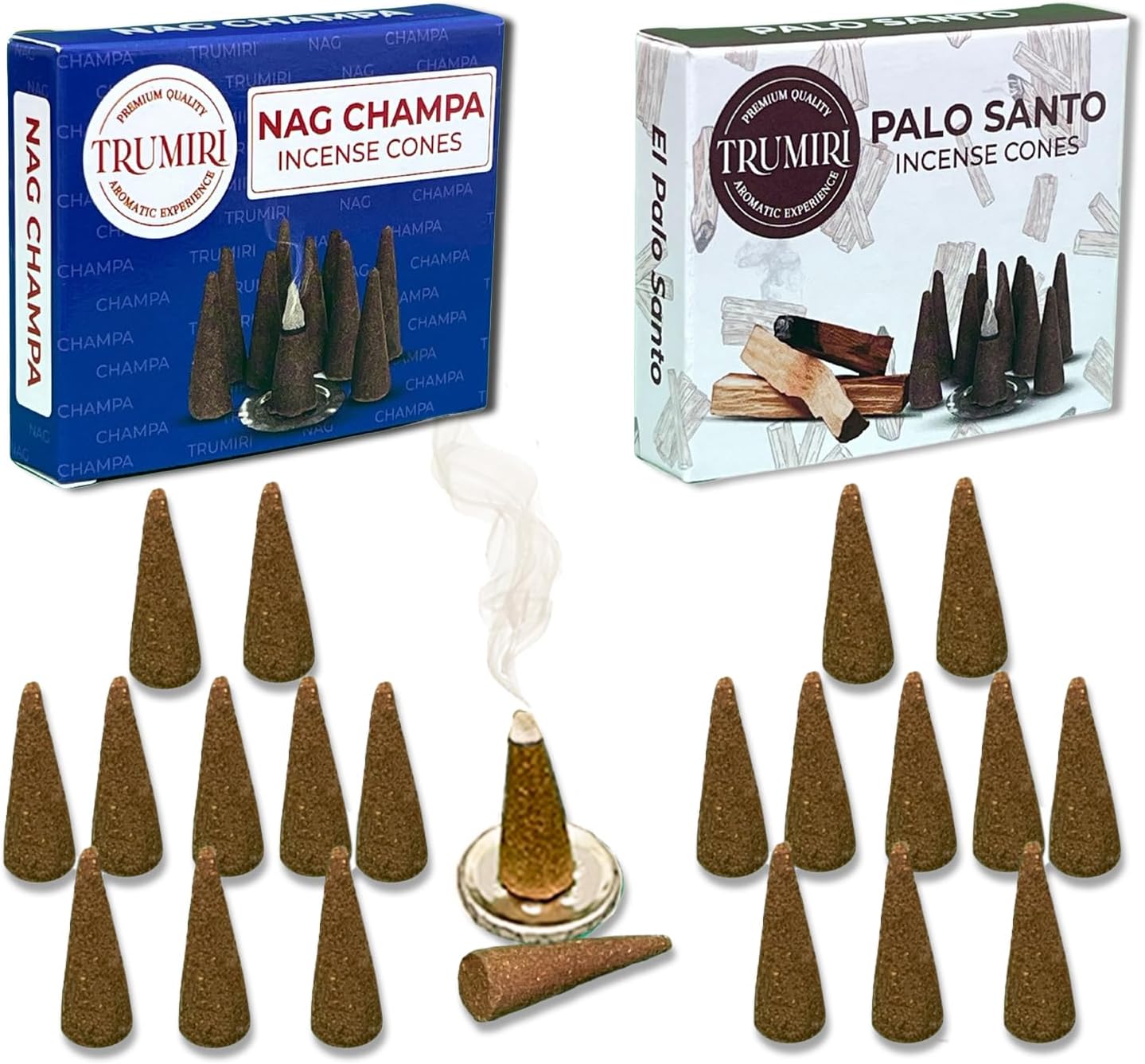 Incense Cones Combo Pack - 10 Cedar 10 Pine Scented Cones