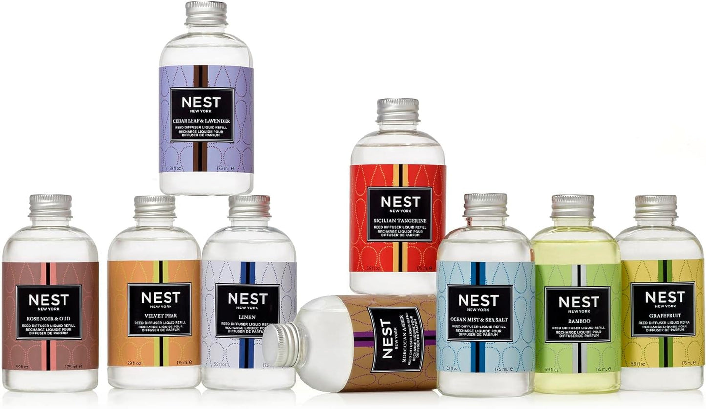 NEST New York Wild Mint & Eucalyptus Reed Diffuser Liquid Refill