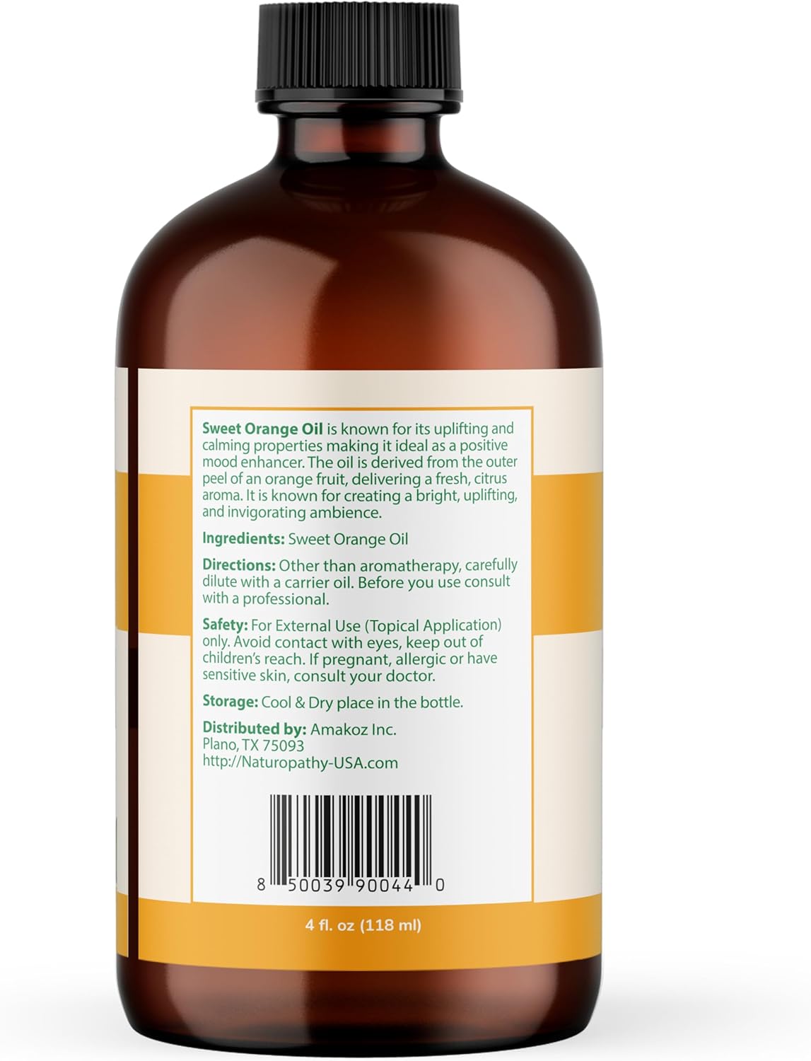 Naturopathy Peppermint Essential Oil, Natural Therapeutic Grade, Premium Quality Peppermint Oil, 4 fl. Oz - Perfect for Aromatherapy and Relaxation