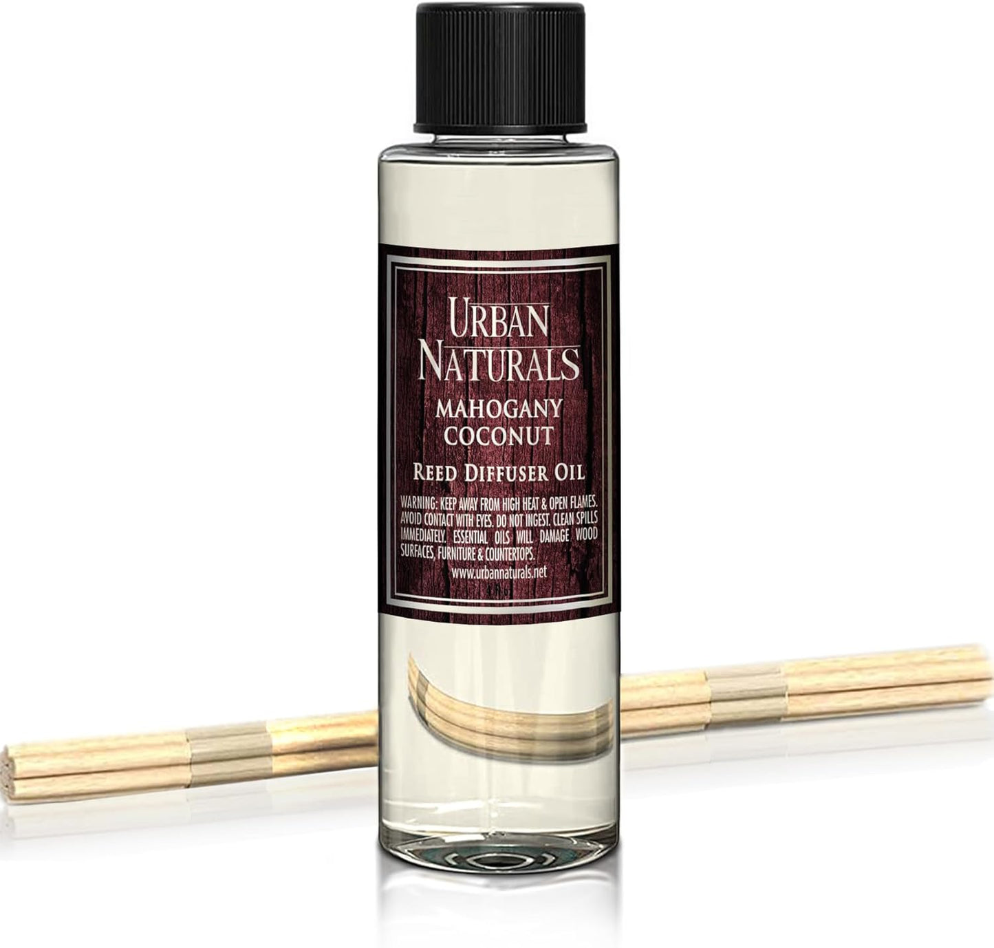 Urban Naturals Eucalyptus & Sage Oil Reed Diffuser Refill | Eucalyptus, Sage, Mint, Lime and Cedarwood| Includes a Free Set of Reed Sticks! 4 oz