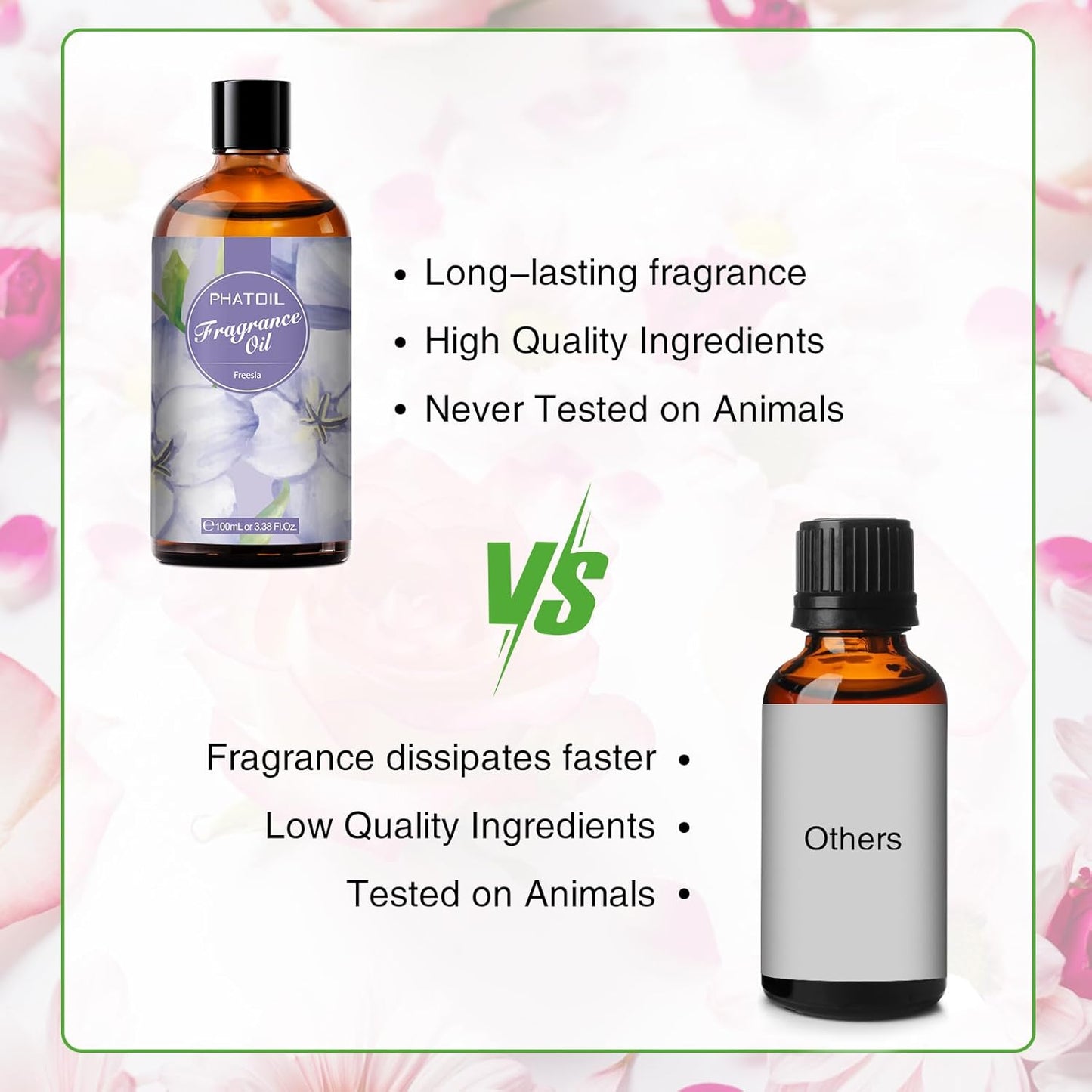 PHATOIL 3.38 FL.OZ Coconut & Vanilla Fragrance Oils for Aromatherapy, Essential Oils for Diffusers for Home, Perfect for Diffuser, Yoga, DIY Candle and Soap Making - 100ml