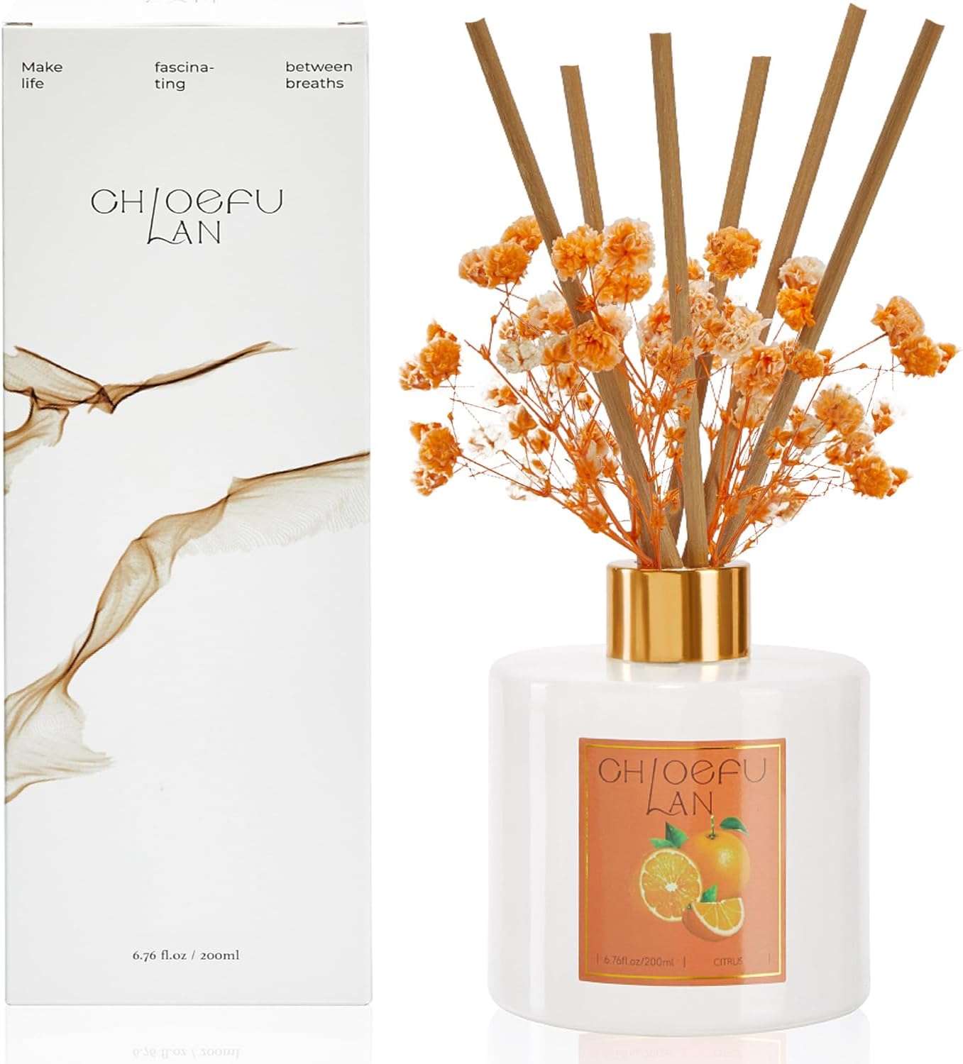Chloefu LAN Hotel Scented Oil Diffuser Refill 7.05 oz Natural Essential Scented Oil - Best for Aromatherapy, SPA and Home, 0% Alcohol, Unique Blend to Promote Sleep & Relieve Stress
