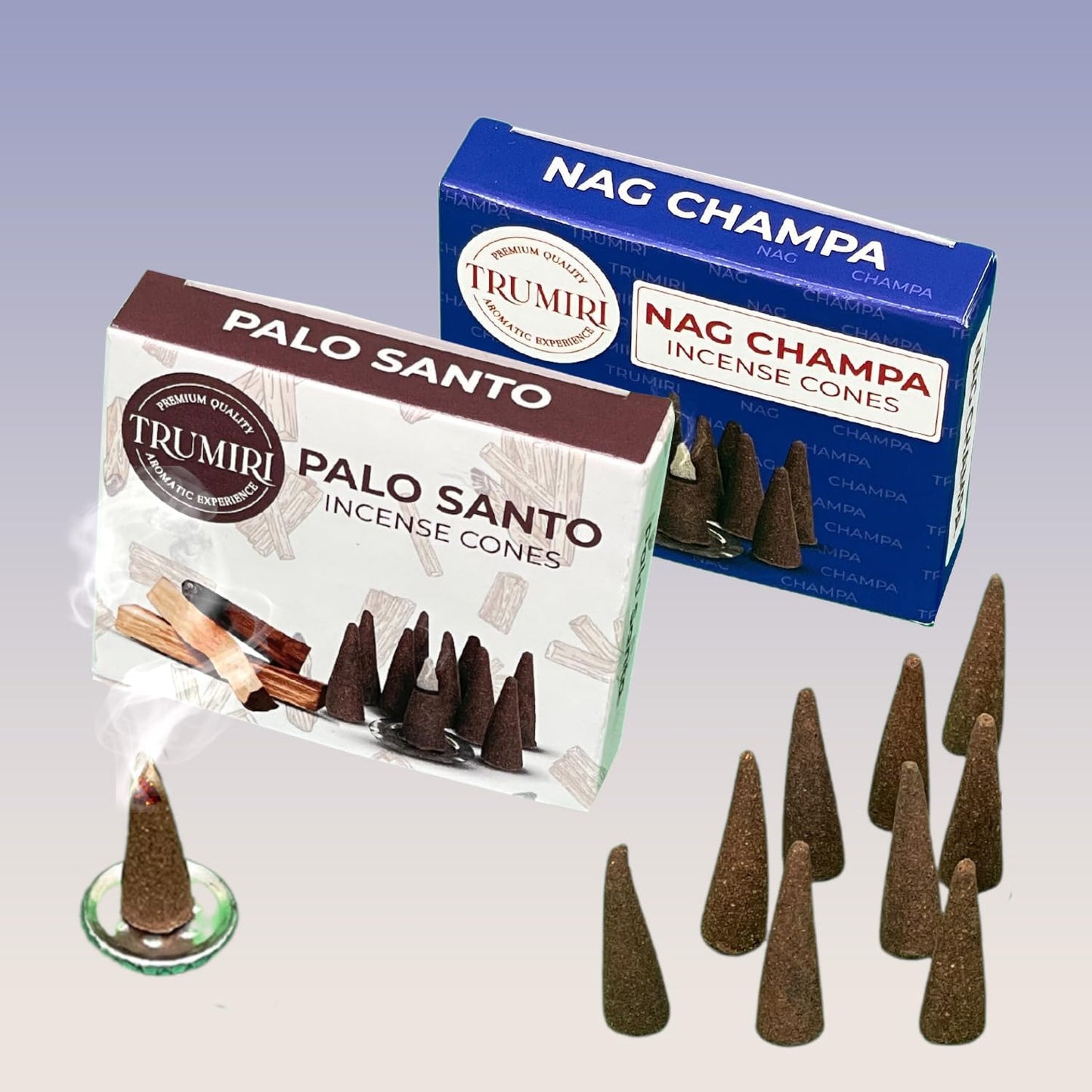 Incense Cones Combo Pack - 10 Cedar 10 Pine Scented Cones