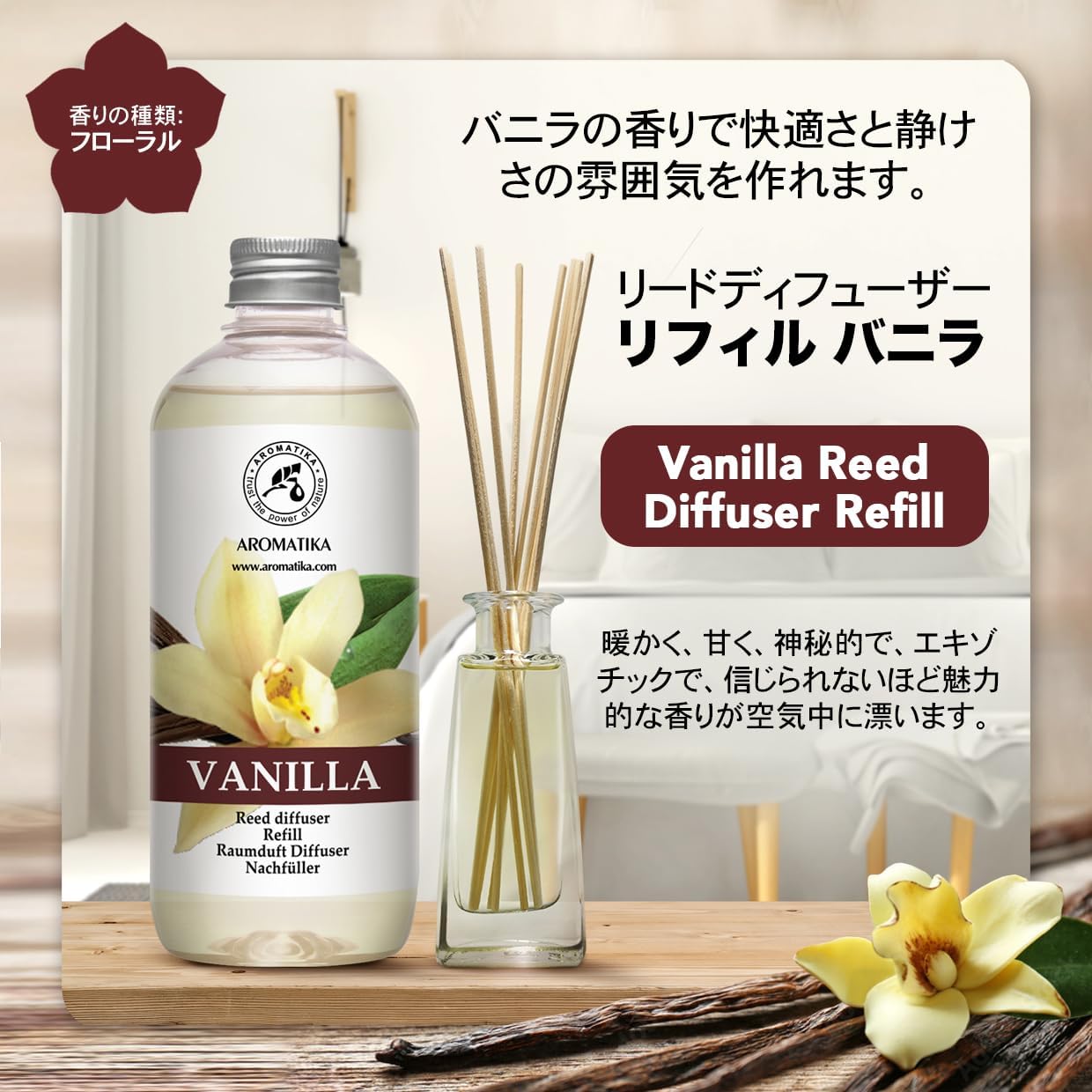 Lemongrass Diffuser Refill 34 Fl Oz (2x17 Fl Oz) - Fresh & Long Lasting Fragrance - Refill with Natural Essential Lemongrass Oil - for Aromatherapy - Spa - Home - Reed Diffuser Oil Refill Lemongrass