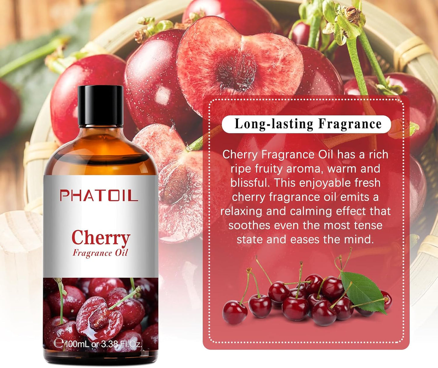 PHATOIL 3.38 FL.OZ Coconut & Vanilla Fragrance Oils for Aromatherapy, Essential Oils for Diffusers for Home, Perfect for Diffuser, Yoga, DIY Candle and Soap Making - 100ml