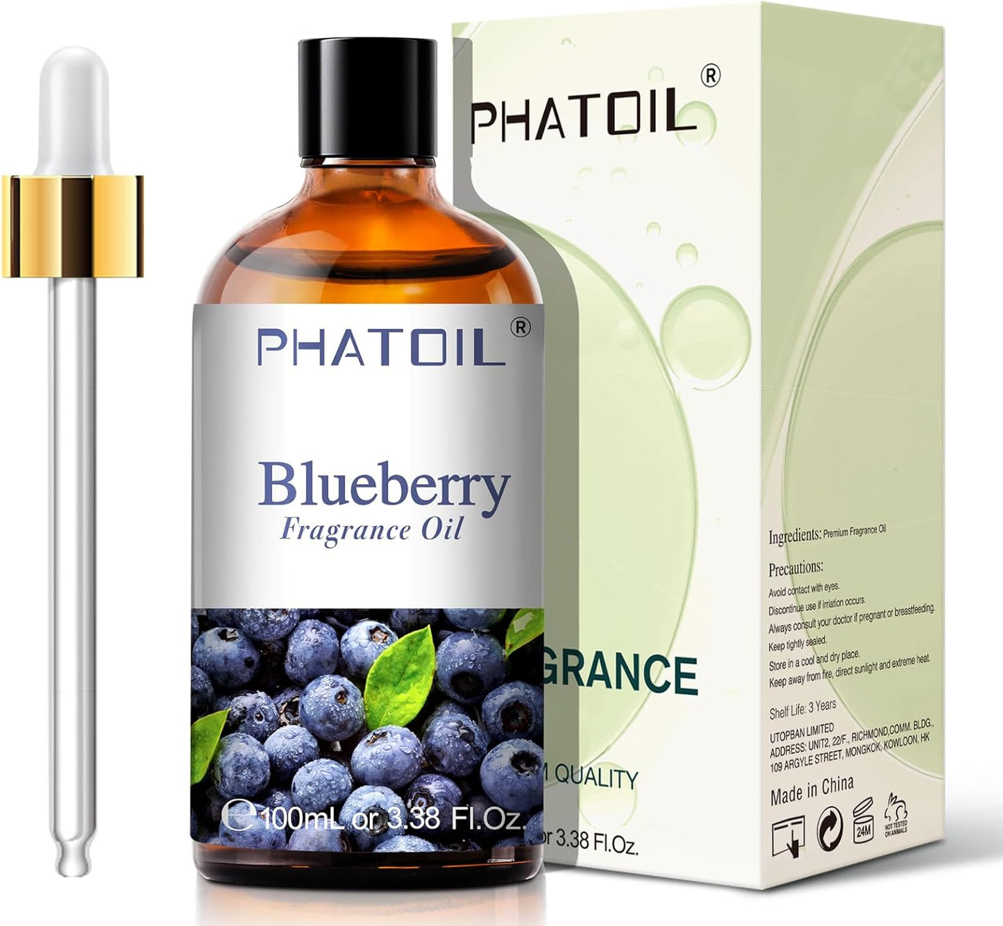 PHATOIL 3.38 FL.OZ Coconut & Vanilla Fragrance Oils for Aromatherapy, Essential Oils for Diffusers for Home, Perfect for Diffuser, Yoga, DIY Candle and Soap Making - 100ml