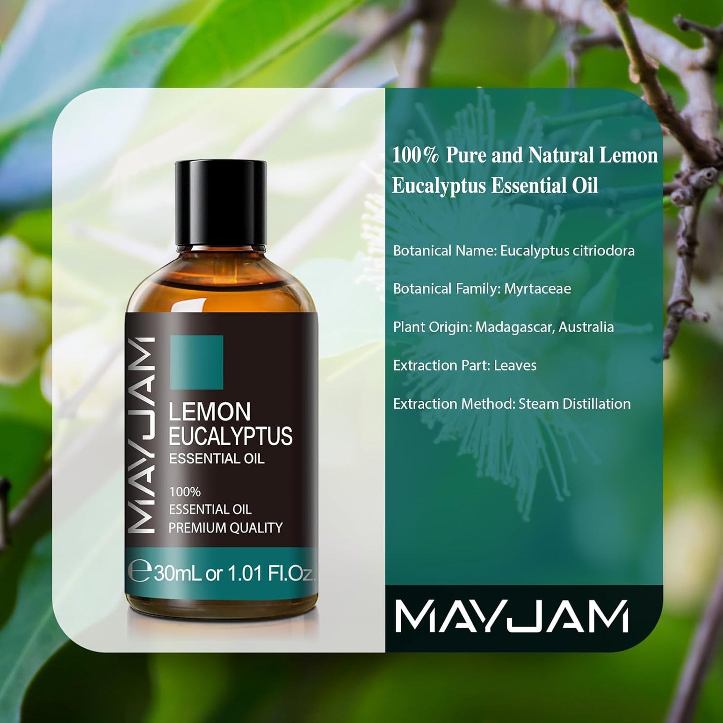 MAYJAM Essential Oil for Diffusers, Essential Oil with Premium Glass Dropper