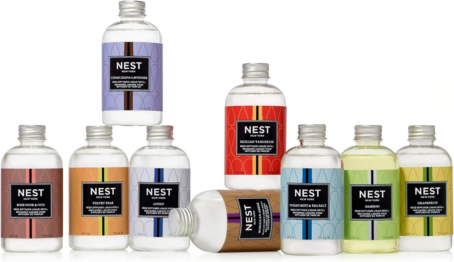 NEST New York Wild Mint & Eucalyptus Reed Diffuser Liquid Refill