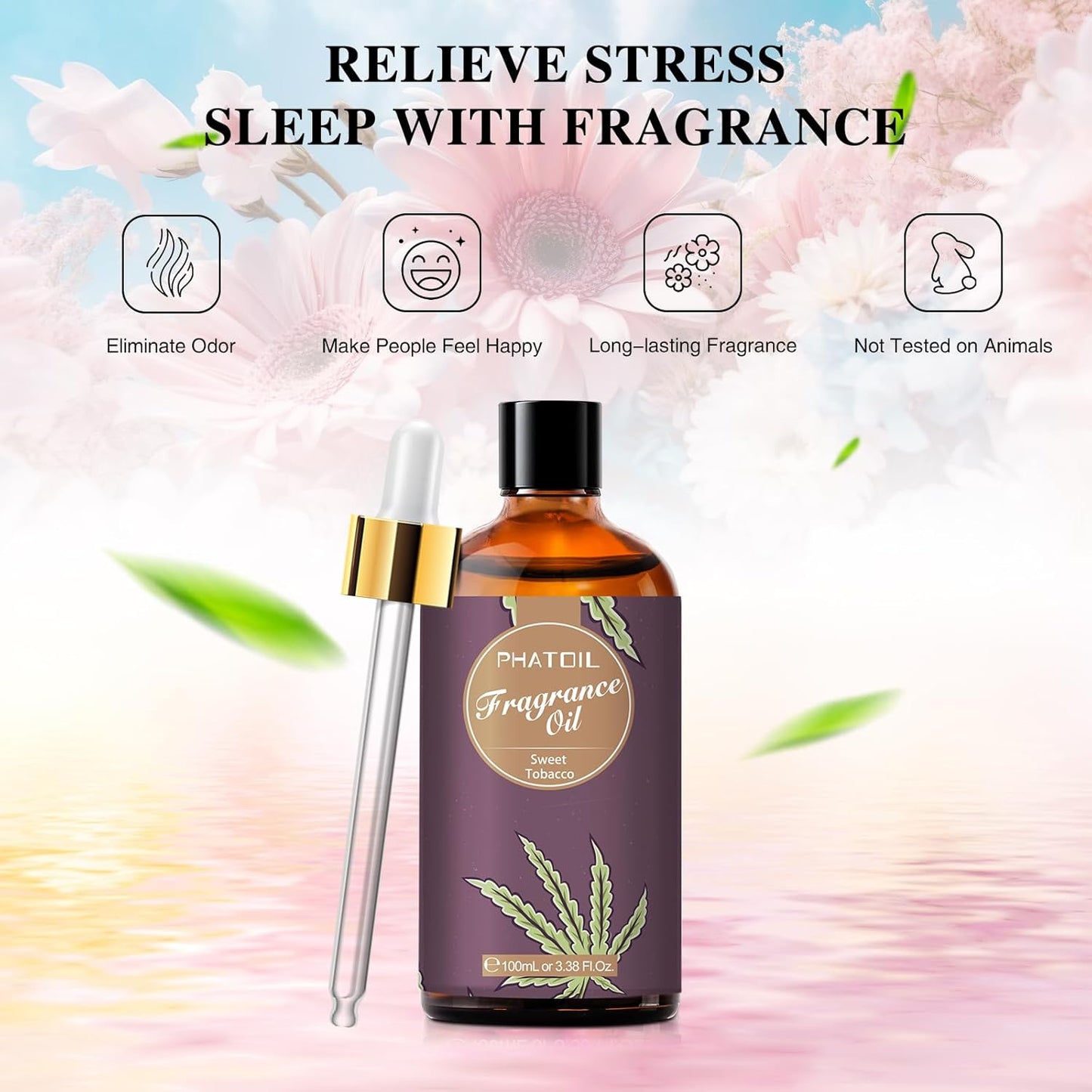 PHATOIL 3.38 FL.OZ Coconut & Vanilla Fragrance Oils for Aromatherapy, Essential Oils for Diffusers for Home, Perfect for Diffuser, Yoga, DIY Candle and Soap Making - 100ml