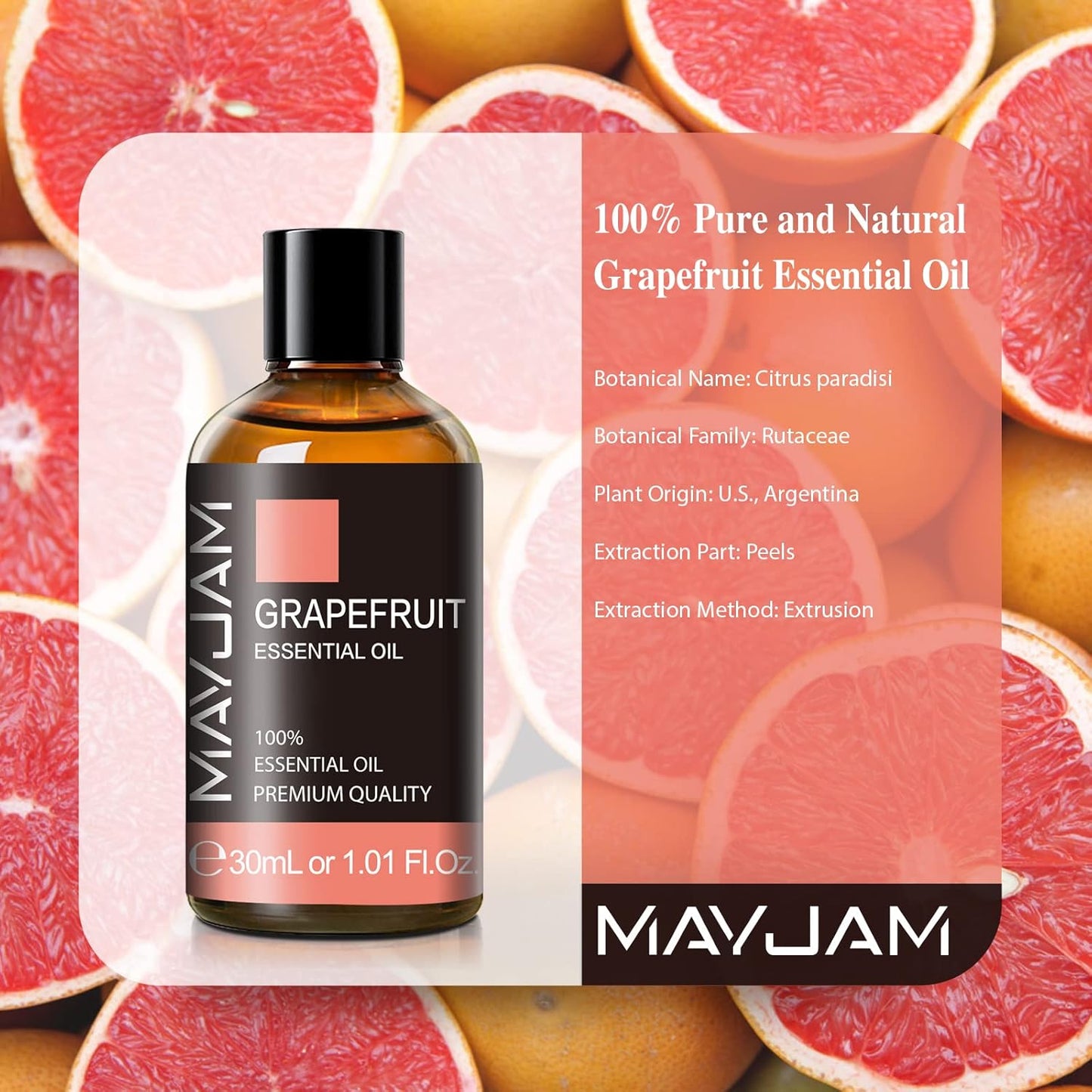 MAYJAM Essential Oil for Diffusers, Essential Oil with Premium Glass Dropper