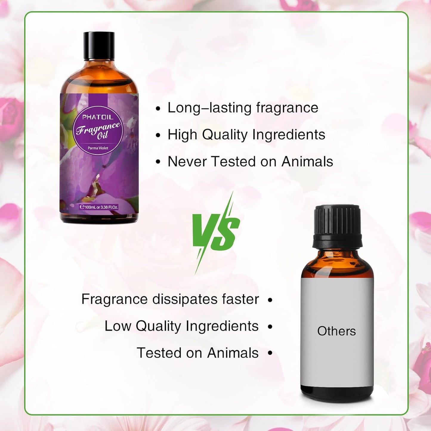 PHATOIL 3.38 FL.OZ Coconut & Vanilla Fragrance Oils for Aromatherapy, Essential Oils for Diffusers for Home, Perfect for Diffuser, Yoga, DIY Candle and Soap Making - 100ml