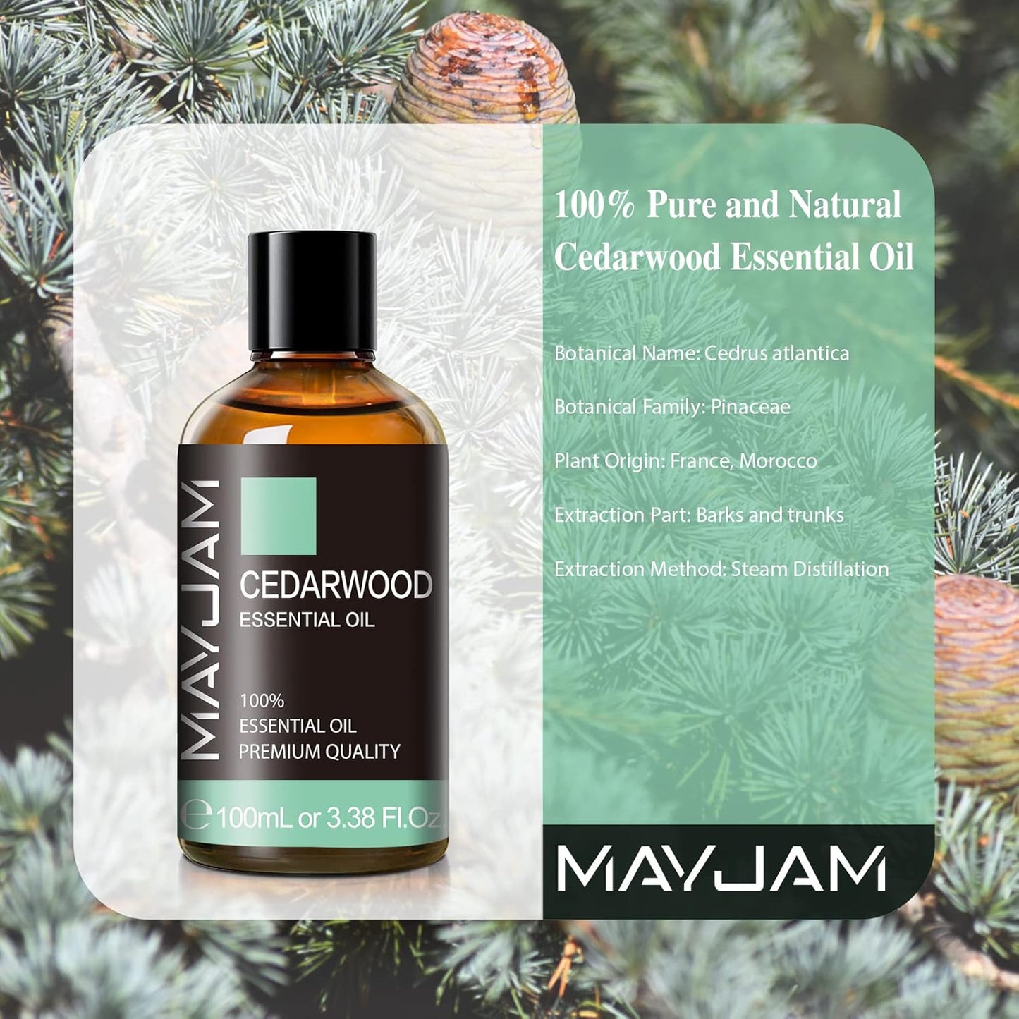 MAYJAM Essential Oil for Diffusers, Essential Oil with Premium Glass Dropper