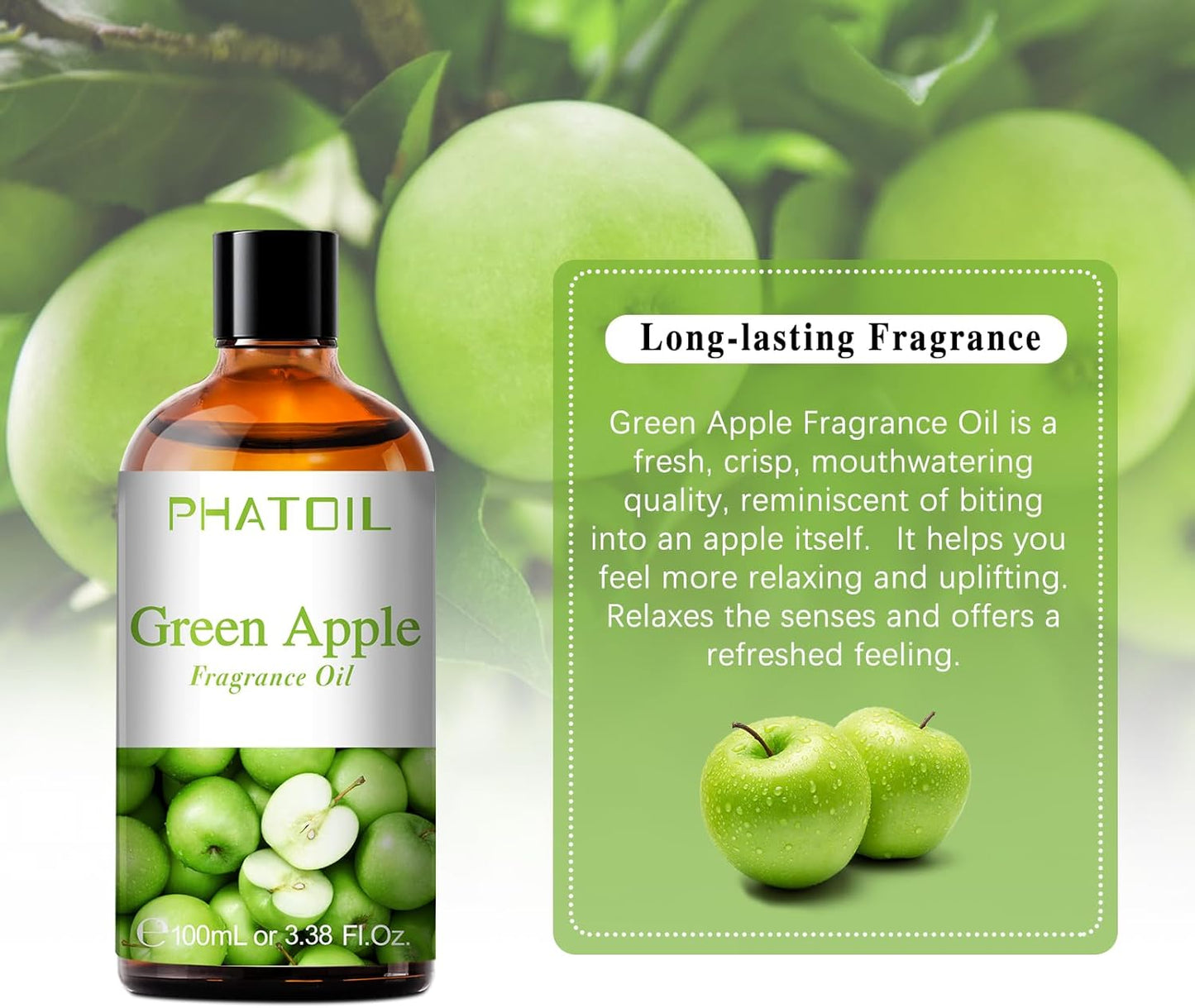 PHATOIL 3.38 FL.OZ Coconut & Vanilla Fragrance Oils for Aromatherapy, Essential Oils for Diffusers for Home, Perfect for Diffuser, Yoga, DIY Candle and Soap Making - 100ml