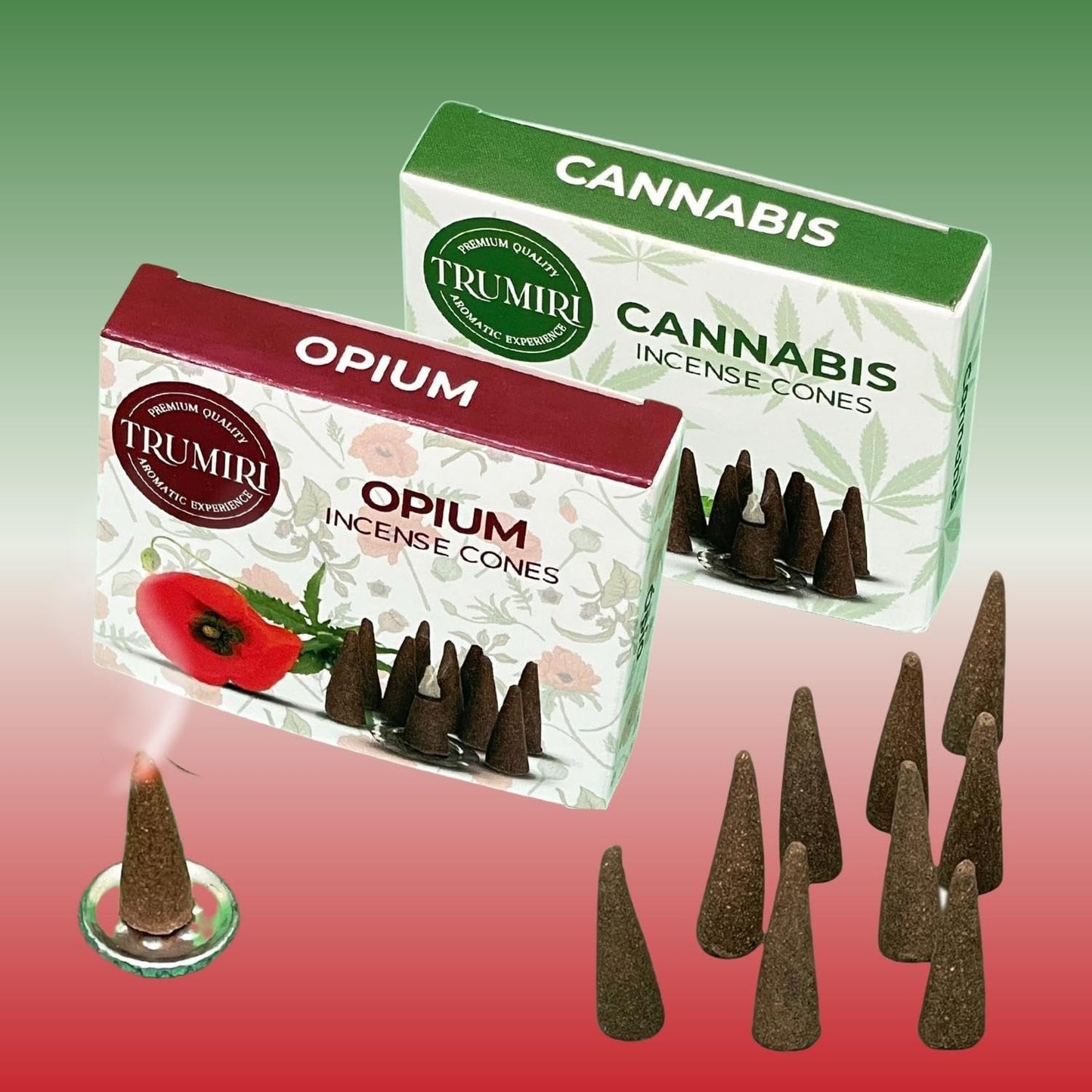 Incense Cones Combo Pack - 10 Cedar 10 Pine Scented Cones
