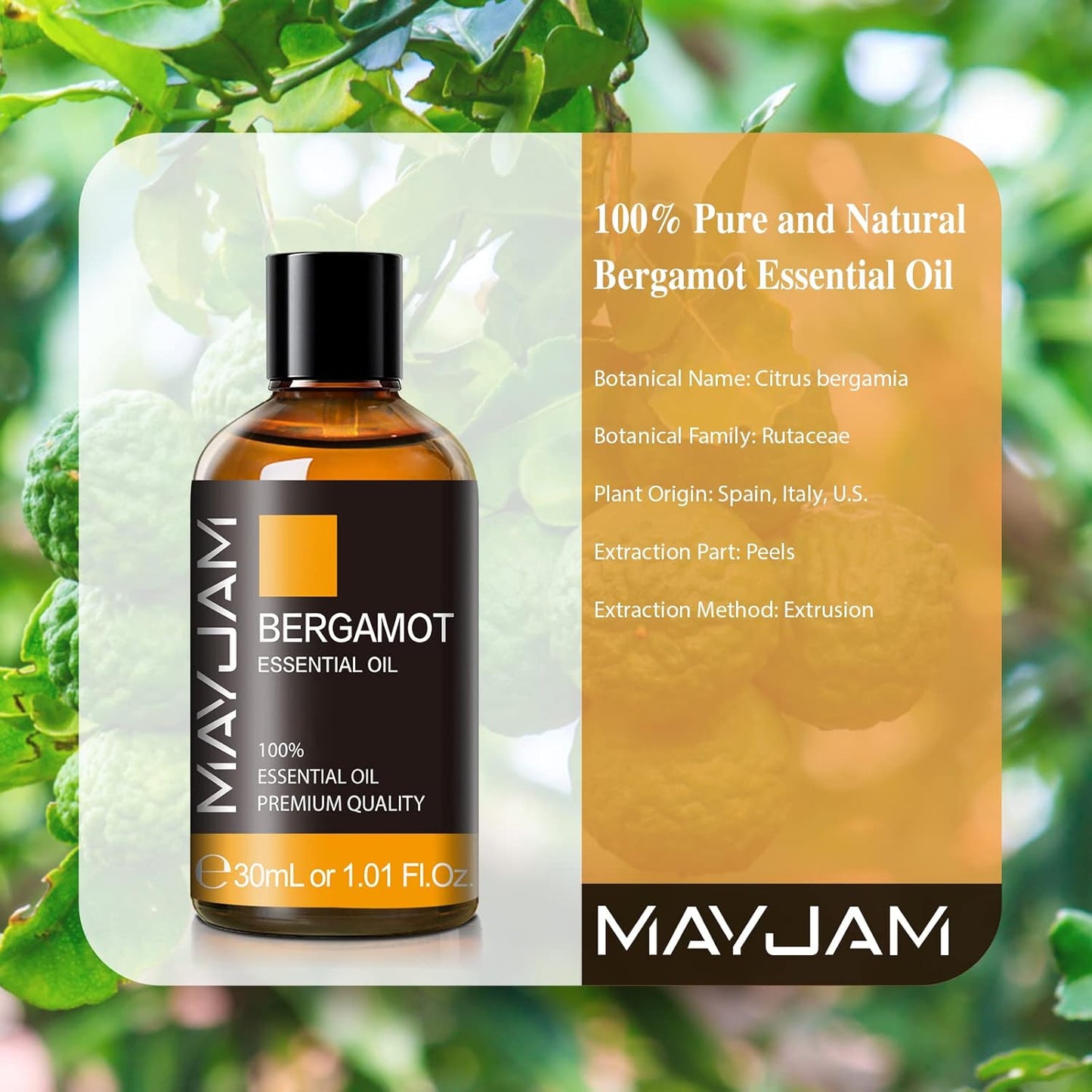 MAYJAM Essential Oil for Diffusers, Essential Oil with Premium Glass Dropper