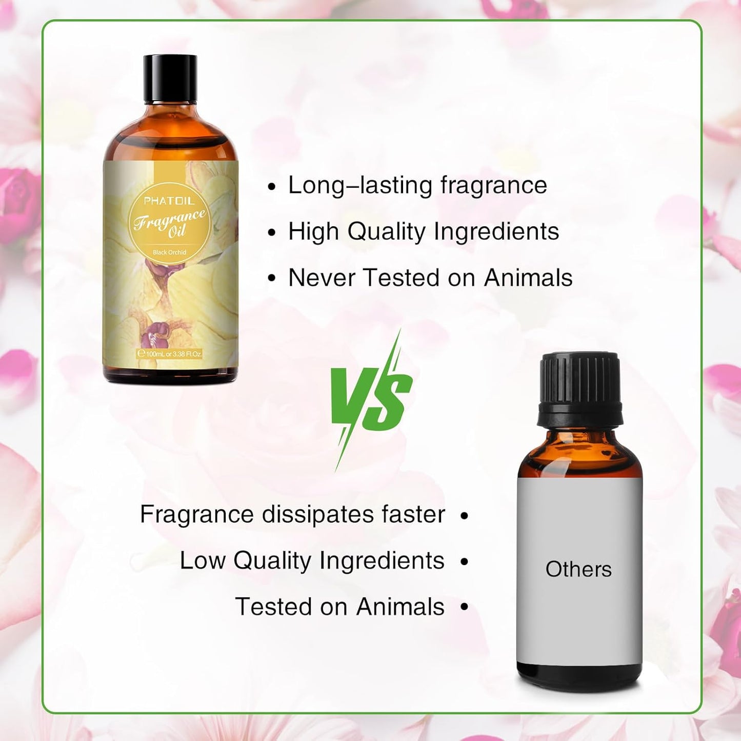 PHATOIL 3.38 FL.OZ Coconut & Vanilla Fragrance Oils for Aromatherapy, Essential Oils for Diffusers for Home, Perfect for Diffuser, Yoga, DIY Candle and Soap Making - 100ml