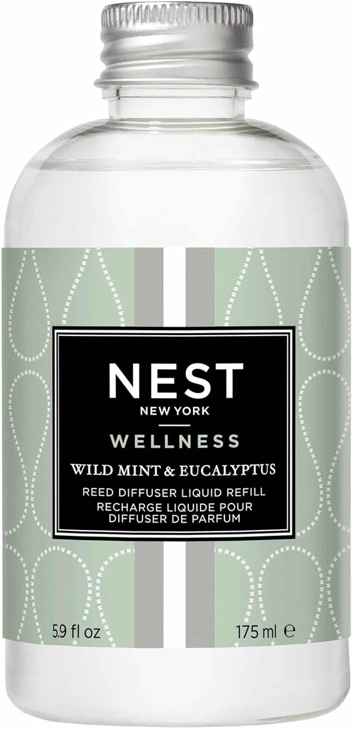NEST New York Wild Mint & Eucalyptus Reed Diffuser Liquid Refill