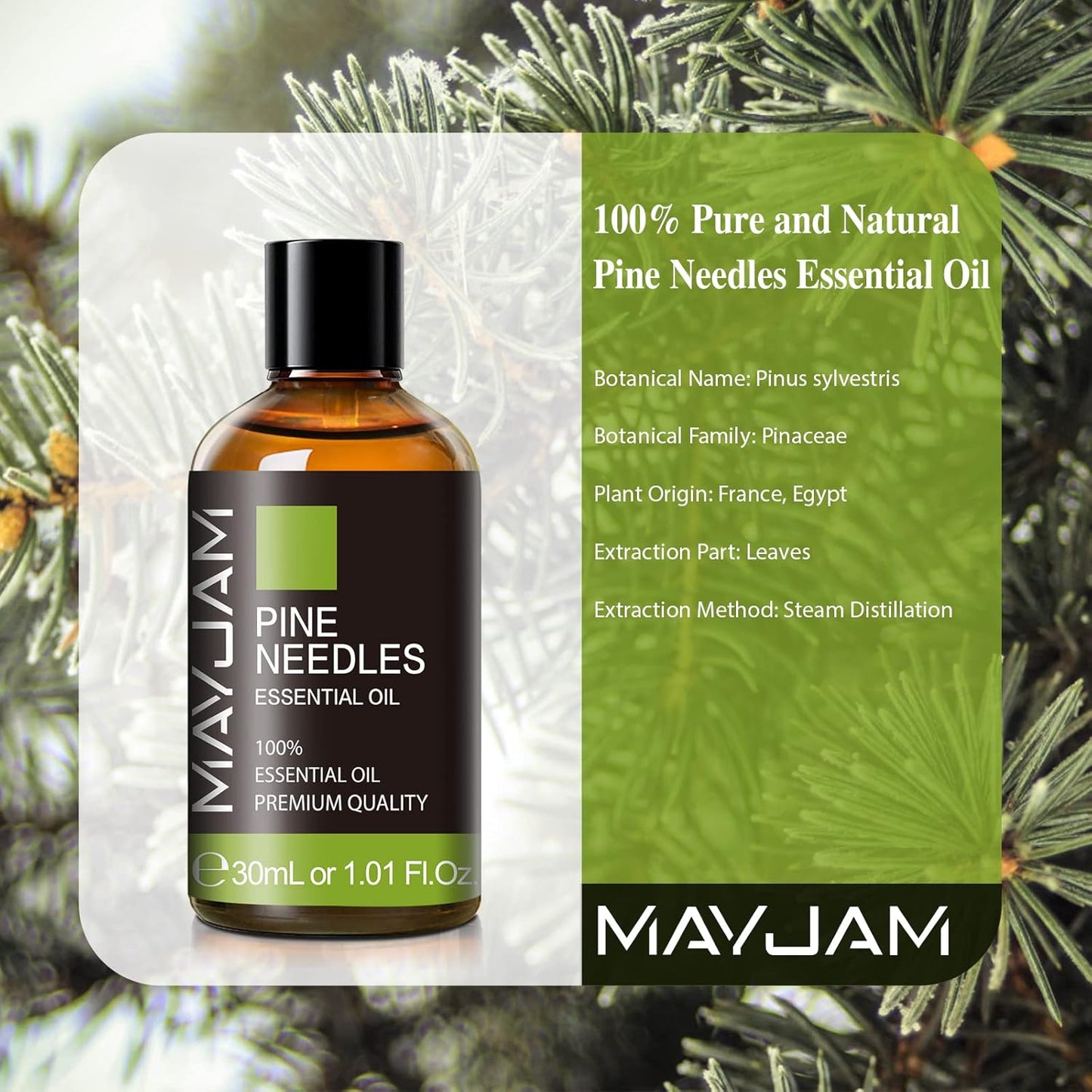 MAYJAM Essential Oil for Diffusers, Essential Oil with Premium Glass Dropper