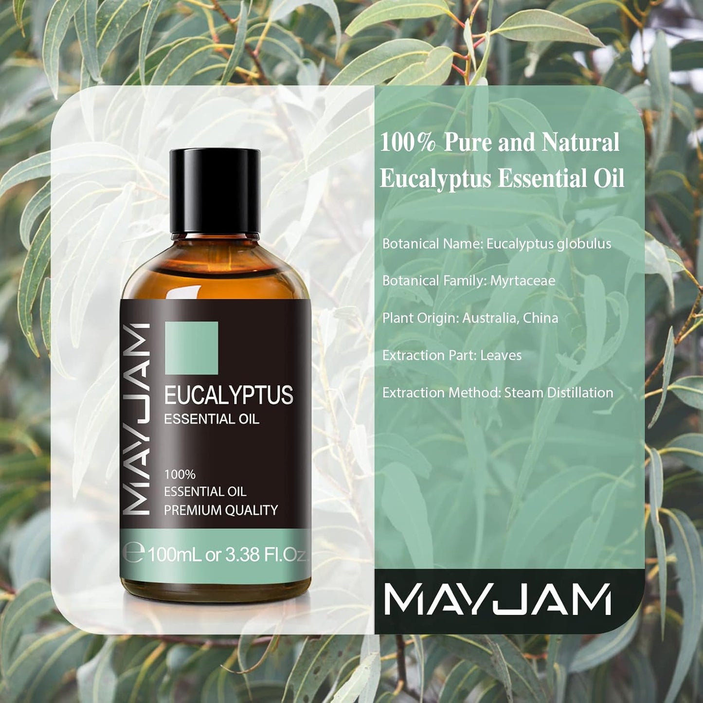 MAYJAM Essential Oil for Diffusers, Essential Oil with Premium Glass Dropper