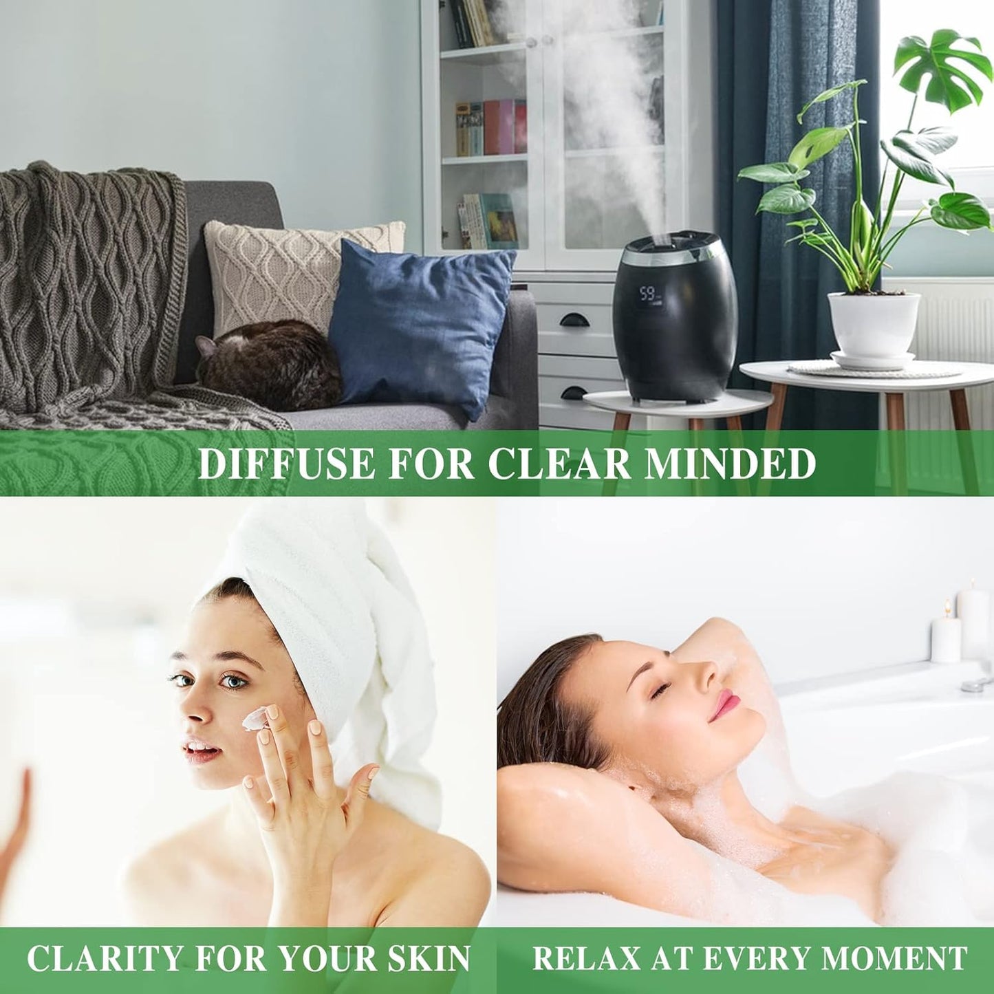 MAYJAM Essential Oil for Diffusers, Essential Oil with Premium Glass Dropper