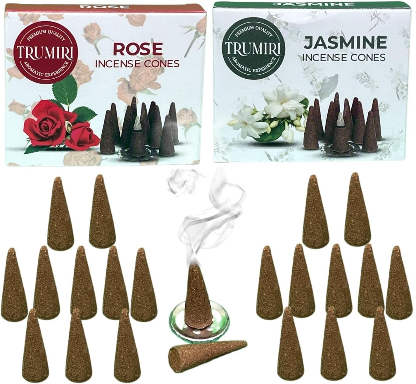 Incense Cones Combo Pack - 10 Cedar 10 Pine Scented Cones