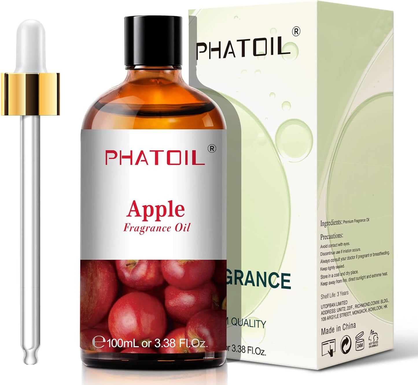 PHATOIL 3.38 FL.OZ Coconut & Vanilla Fragrance Oils for Aromatherapy, Essential Oils for Diffusers for Home, Perfect for Diffuser, Yoga, DIY Candle and Soap Making - 100ml