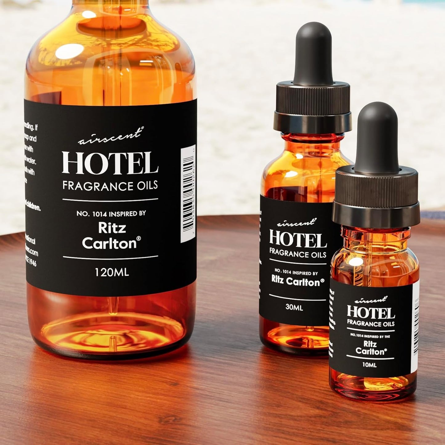 Hotel Diffuser Oil Inspired by The Ritz Carlton Hotel Scent - No. 1014 - AirScent Essential Oil Blend - Fragrance Oil Dropper Bottle for Aromatherapy Diffusers