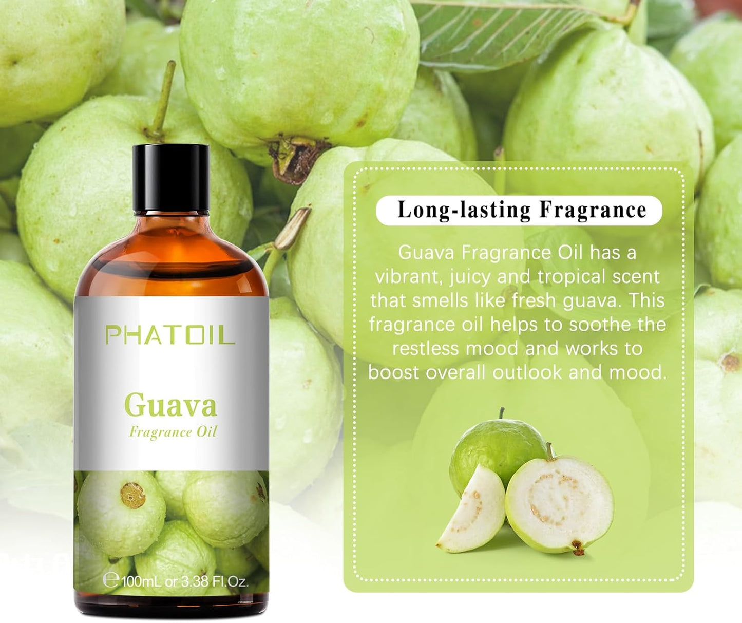 PHATOIL 3.38 FL.OZ Coconut & Vanilla Fragrance Oils for Aromatherapy, Essential Oils for Diffusers for Home, Perfect for Diffuser, Yoga, DIY Candle and Soap Making - 100ml