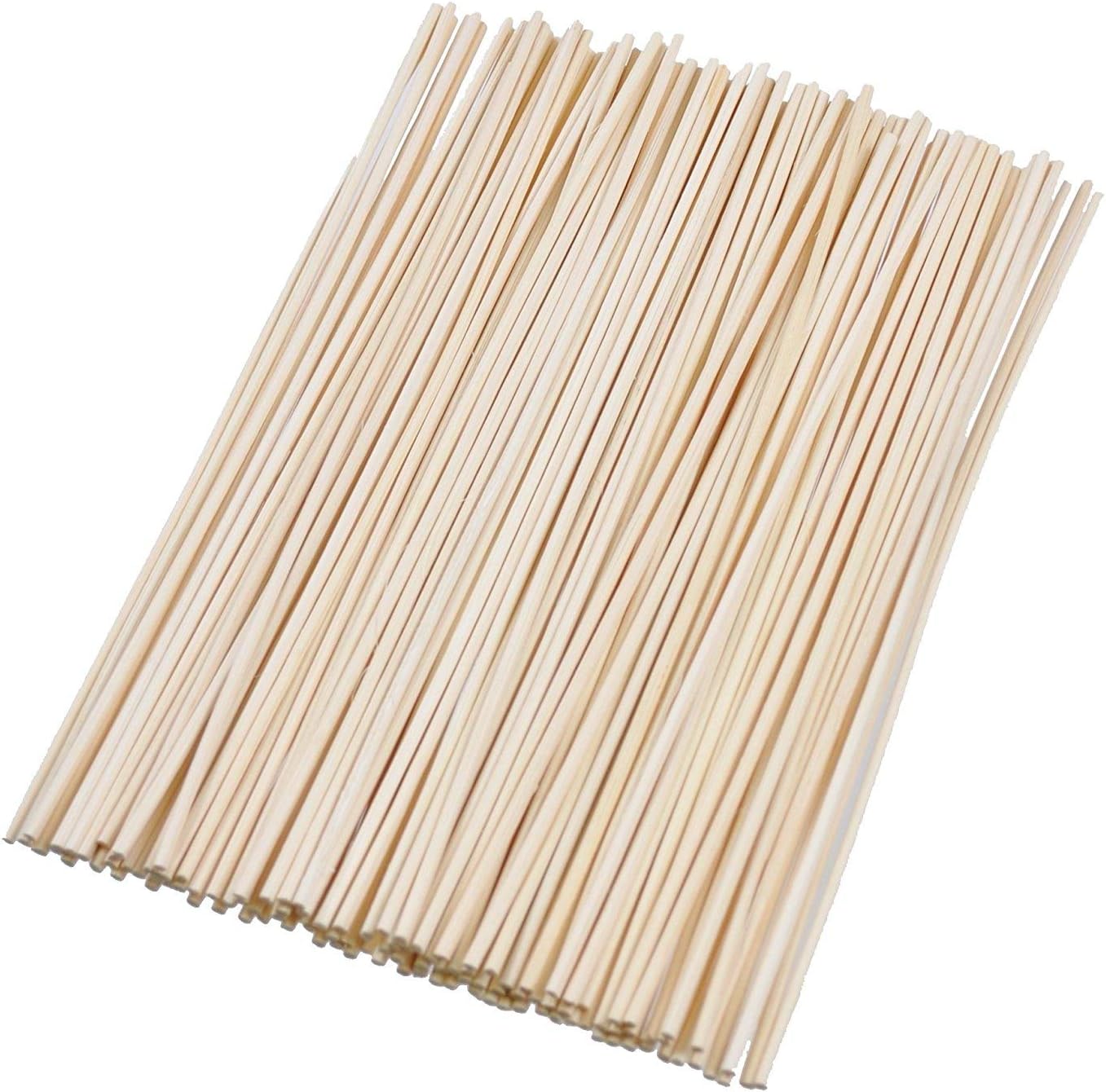 HOSSIAN 100PCS Reed Diffuser Sticks-Natural Rattan Wood Sticks Reed diffusers-Reed Sticks-Replacement for Aroma Fragrance reeds for Essential Oil Diffusers Refills