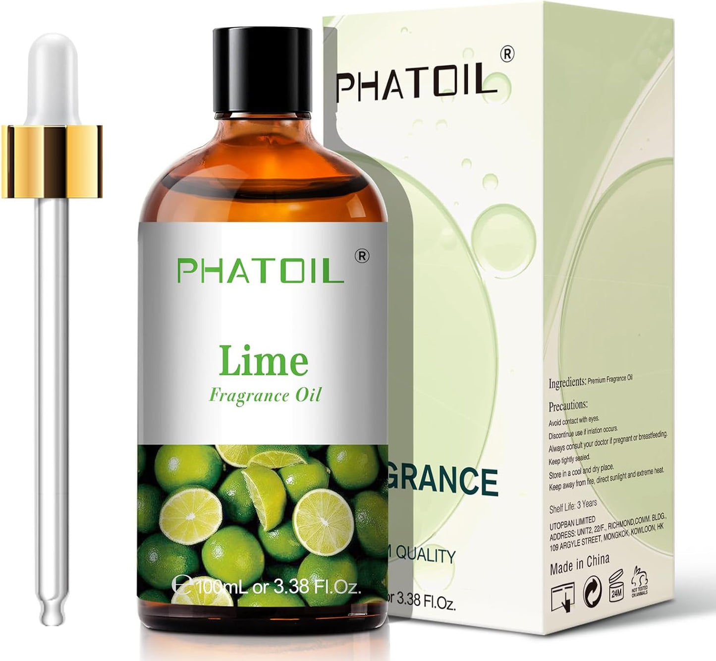PHATOIL 3.38 FL.OZ Coconut & Vanilla Fragrance Oils for Aromatherapy, Essential Oils for Diffusers for Home, Perfect for Diffuser, Yoga, DIY Candle and Soap Making - 100ml