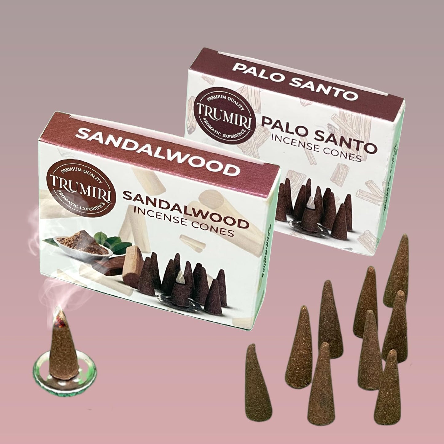 Incense Cones Combo Pack - 10 Cedar 10 Pine Scented Cones